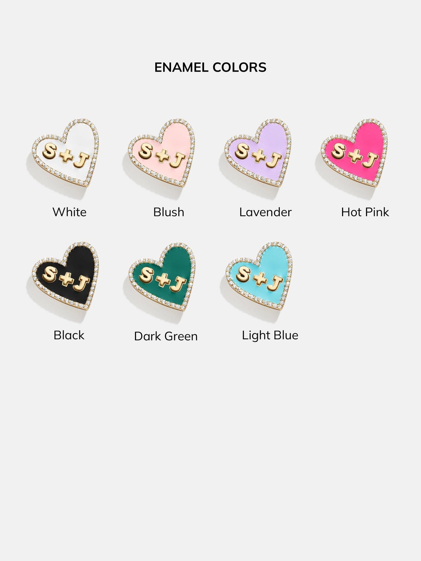 Reversible 14K Gold Custom Heart Necklace - Gold/Pavé