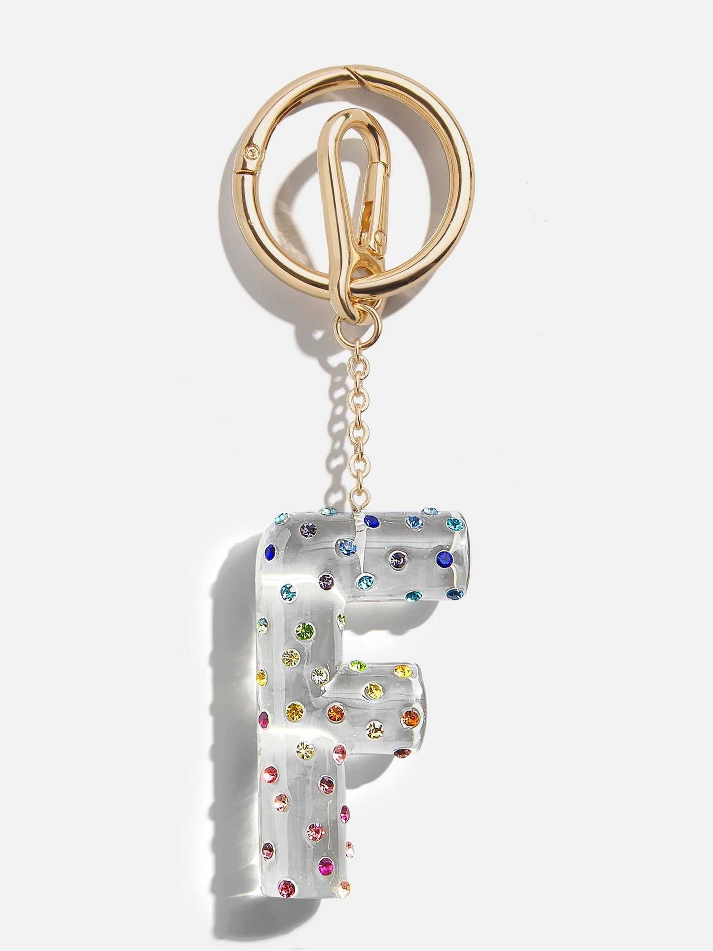 Confetti Initial Bag Charm - Multi