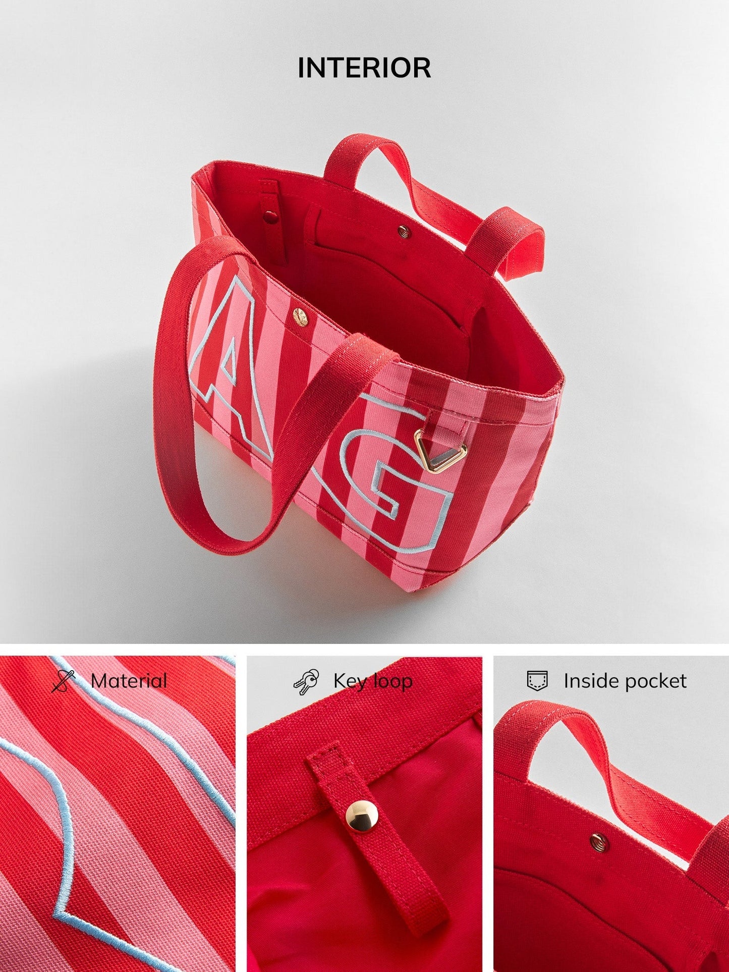 Striped Custom Alpha Tote - Custom Rugby