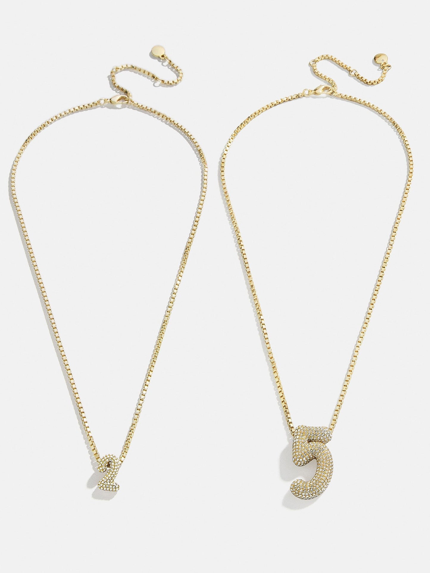 Lucky Number Bubble Necklace - Single Digit