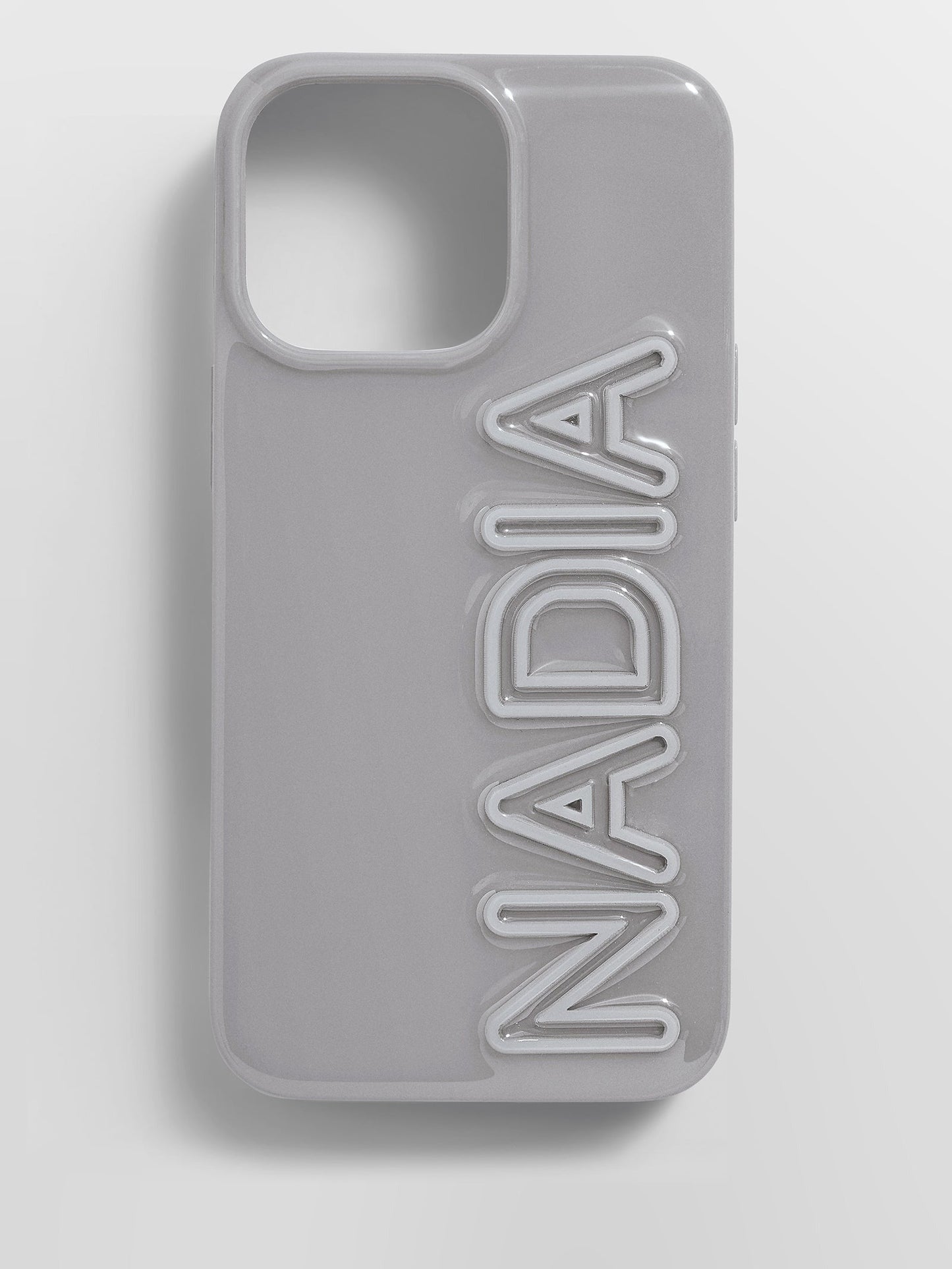 Fine Line Custom iPhone Case - Gray/Light Gray