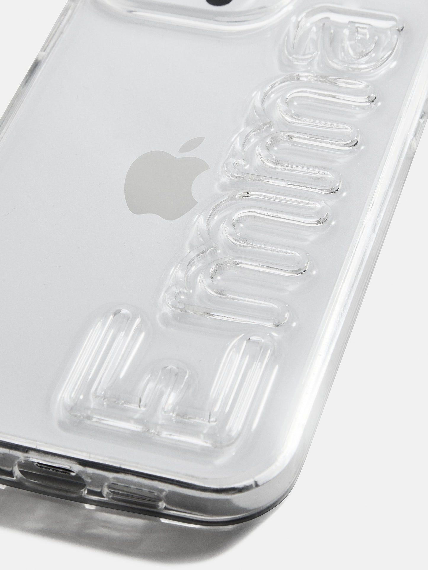 Fine Line Custom iPhone Case - Clear/Clear
