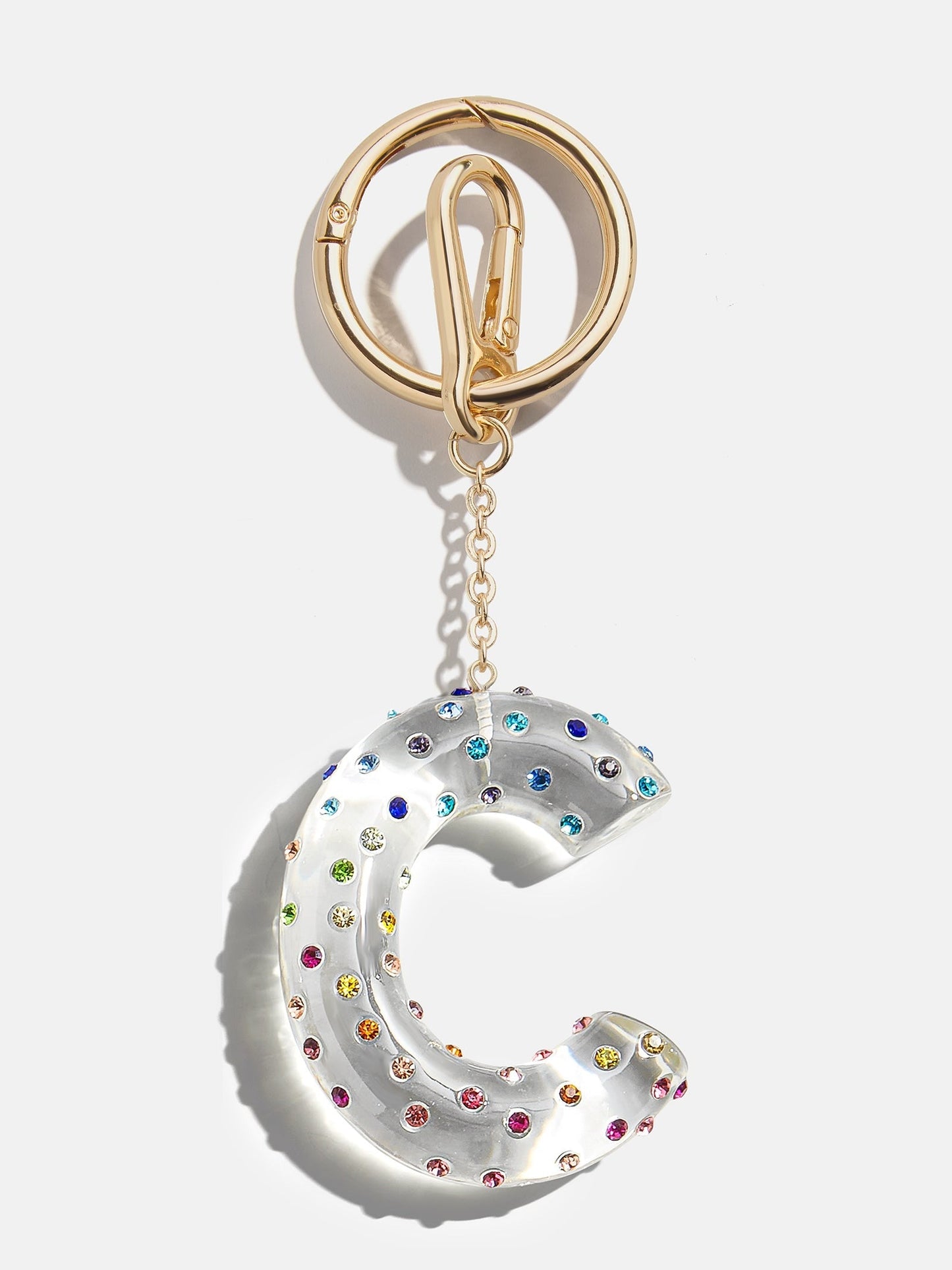Confetti Initial Bag Charm - Multi