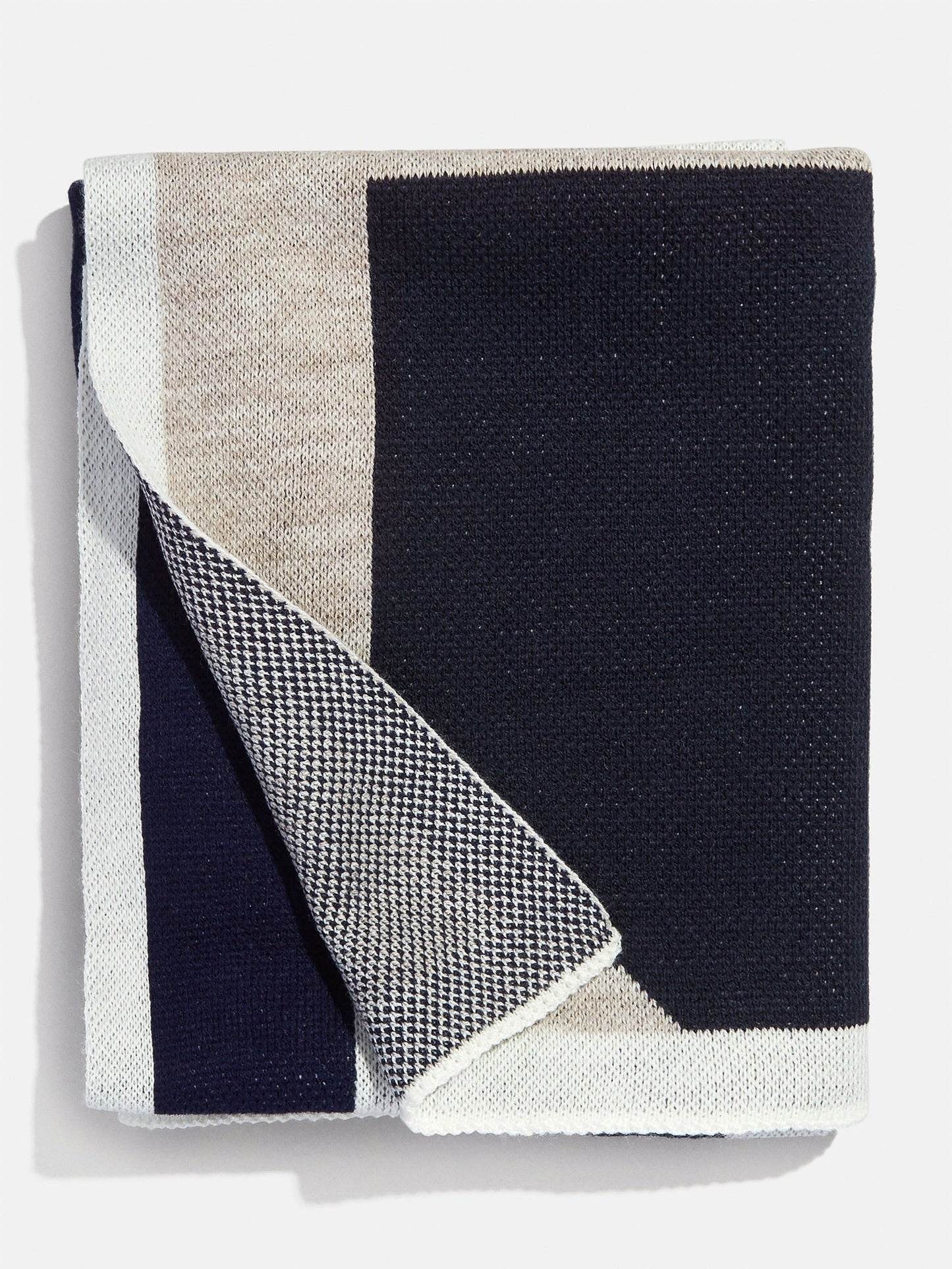 Initial Here Custom Blanket - Navy/Gray