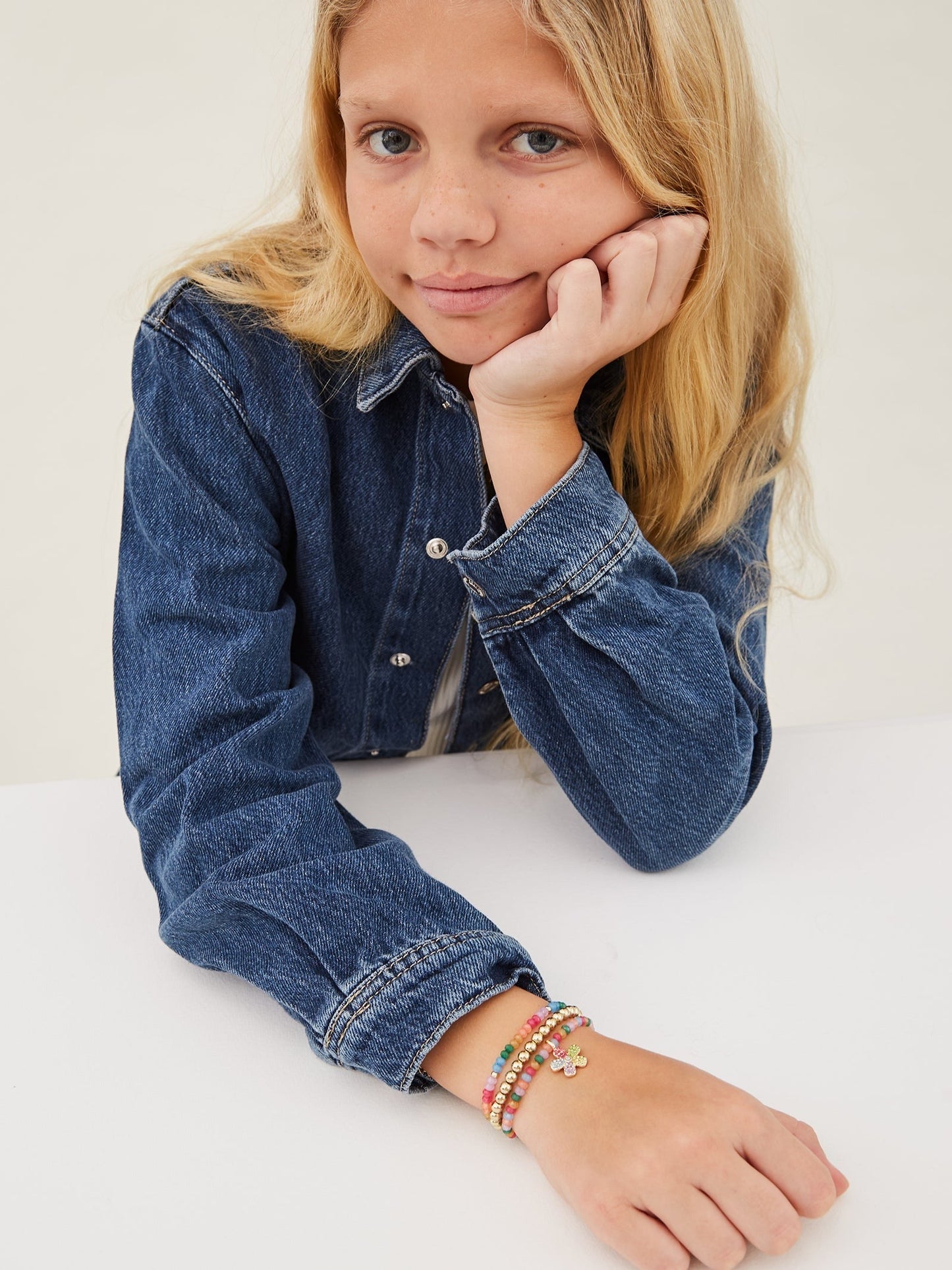 Bead Party Kids Bracelet Set - Flower