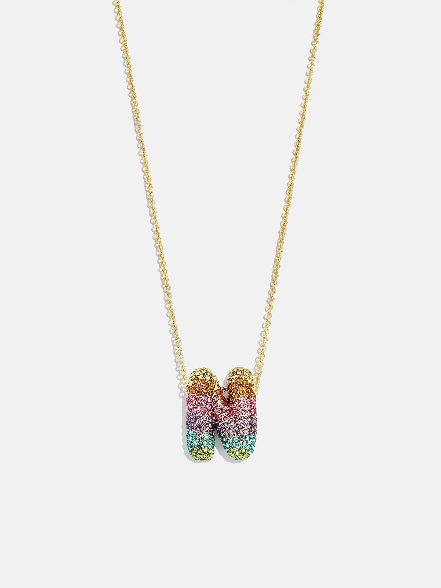 Kids' Bubble Initial Necklace - Multi