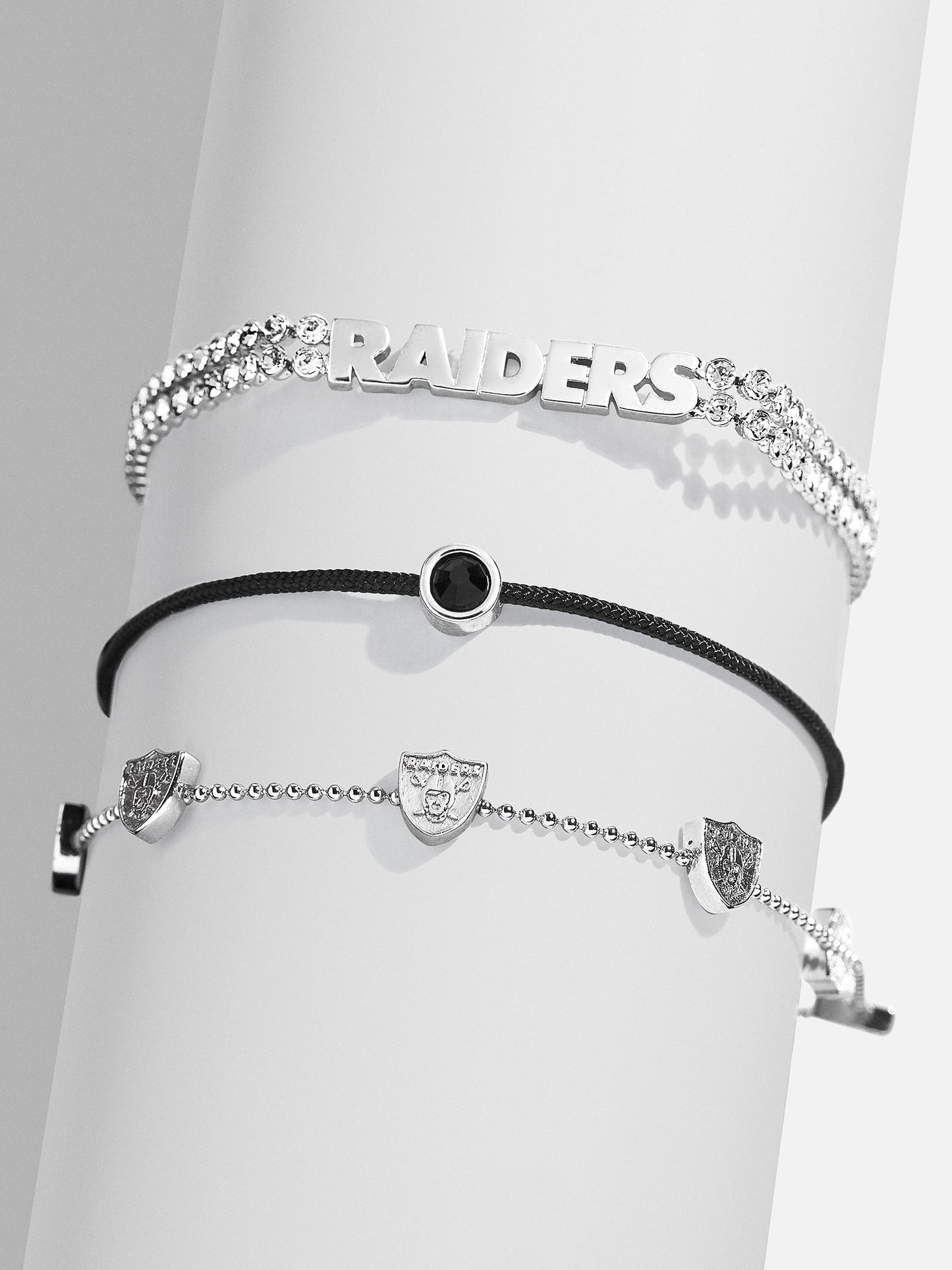 NFL Bracelet Set - Las Vegas Raiders