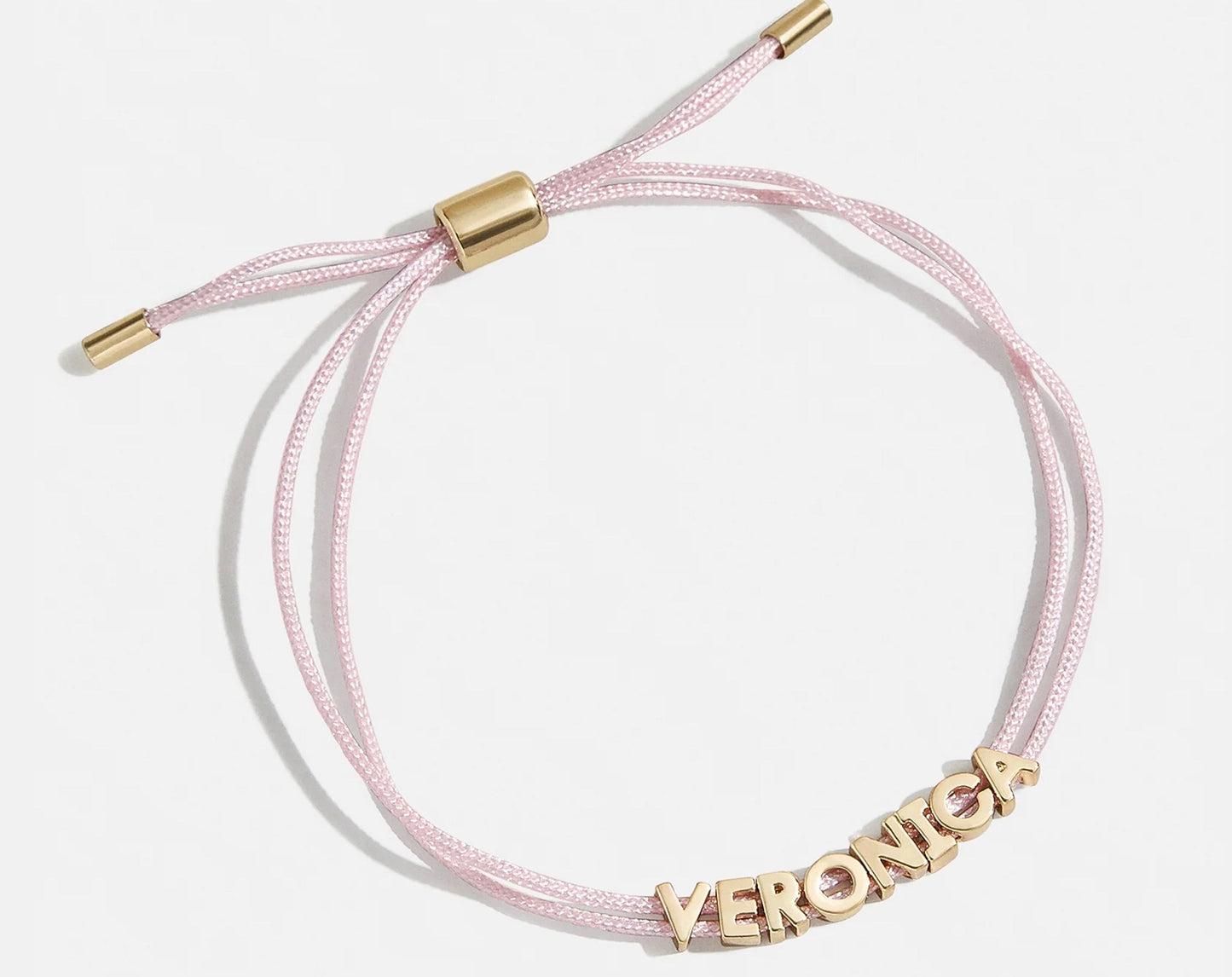 Custom Cord Bracelet - Soft Pink