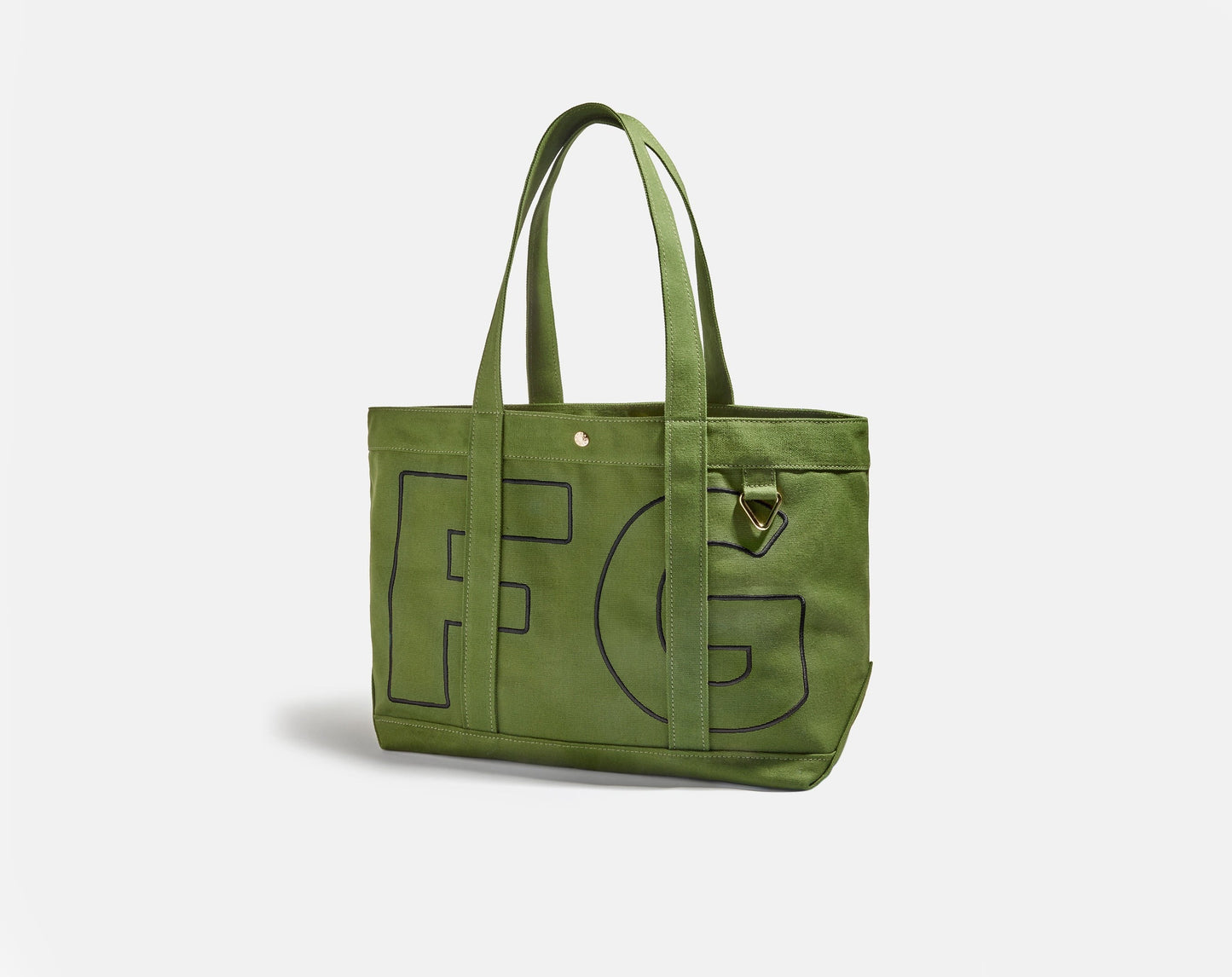 Solid Custom Alpha Tote - Olive Green