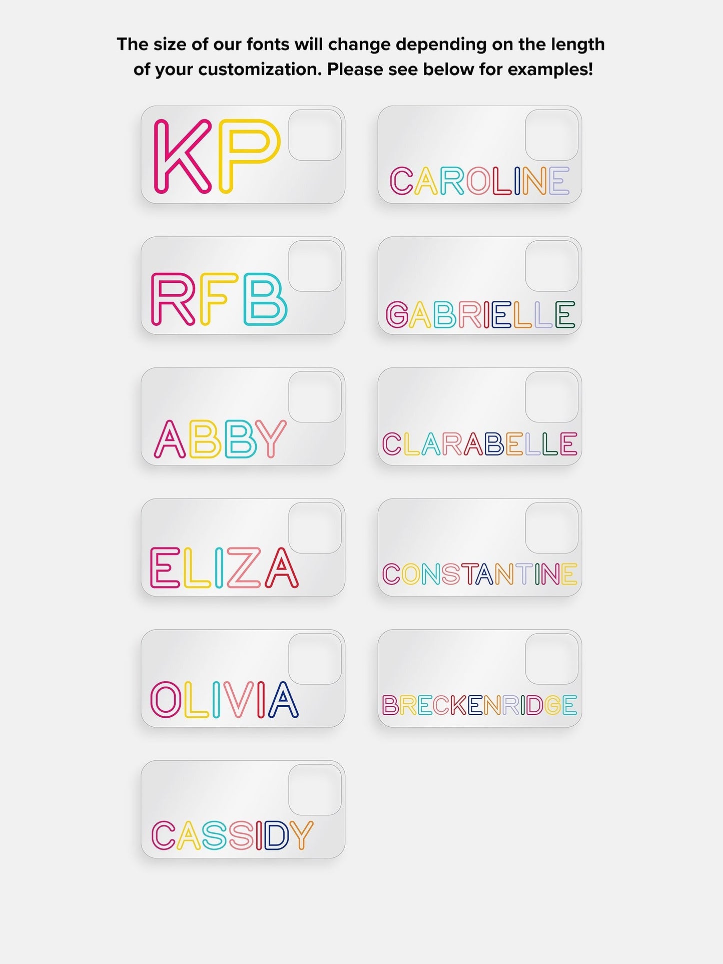 Fine Line Custom iPhone Case - Clear/Multi