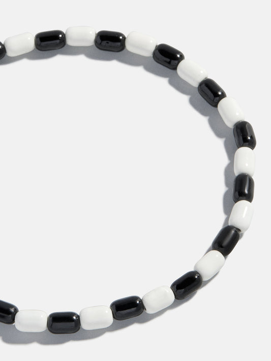 Brighten Up Enamel Beaded Bracelet - Licorice Twist