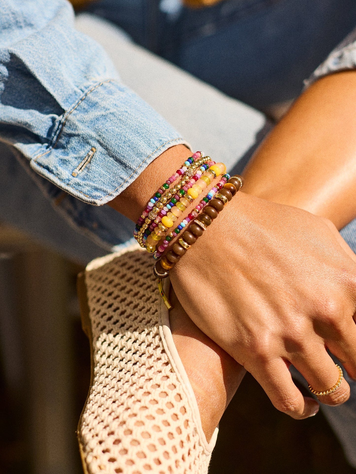 Pavé Pisa Bracelet - Alternating Pavé