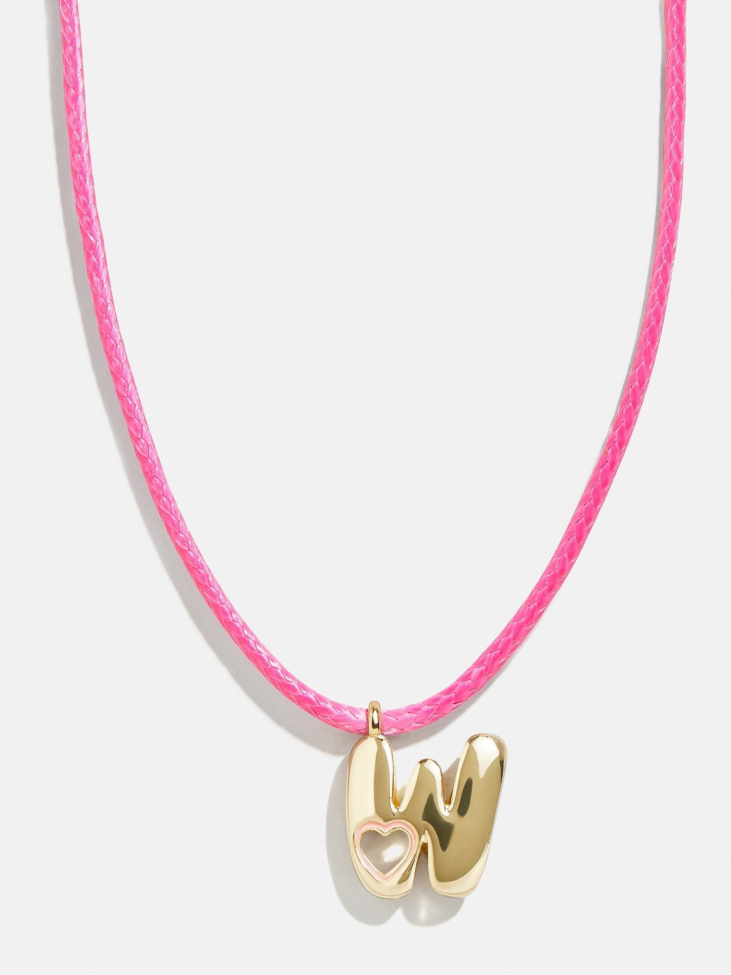 Pretty in Pink Kids Initial Necklace - Light Pink
