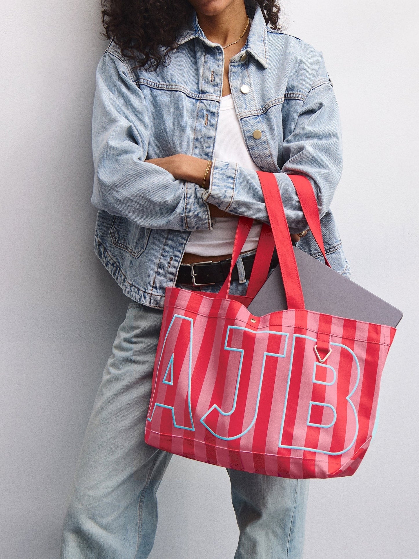 Striped Custom Alpha Tote - Custom Cabana