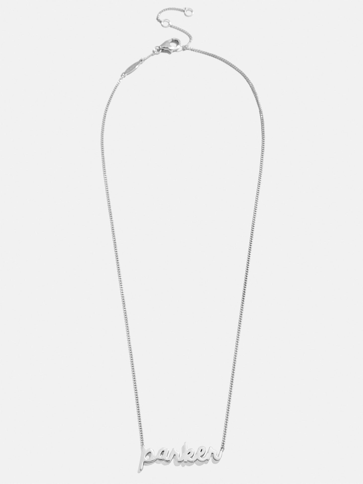 14K Gold Custom Nameplate Necklace - Script