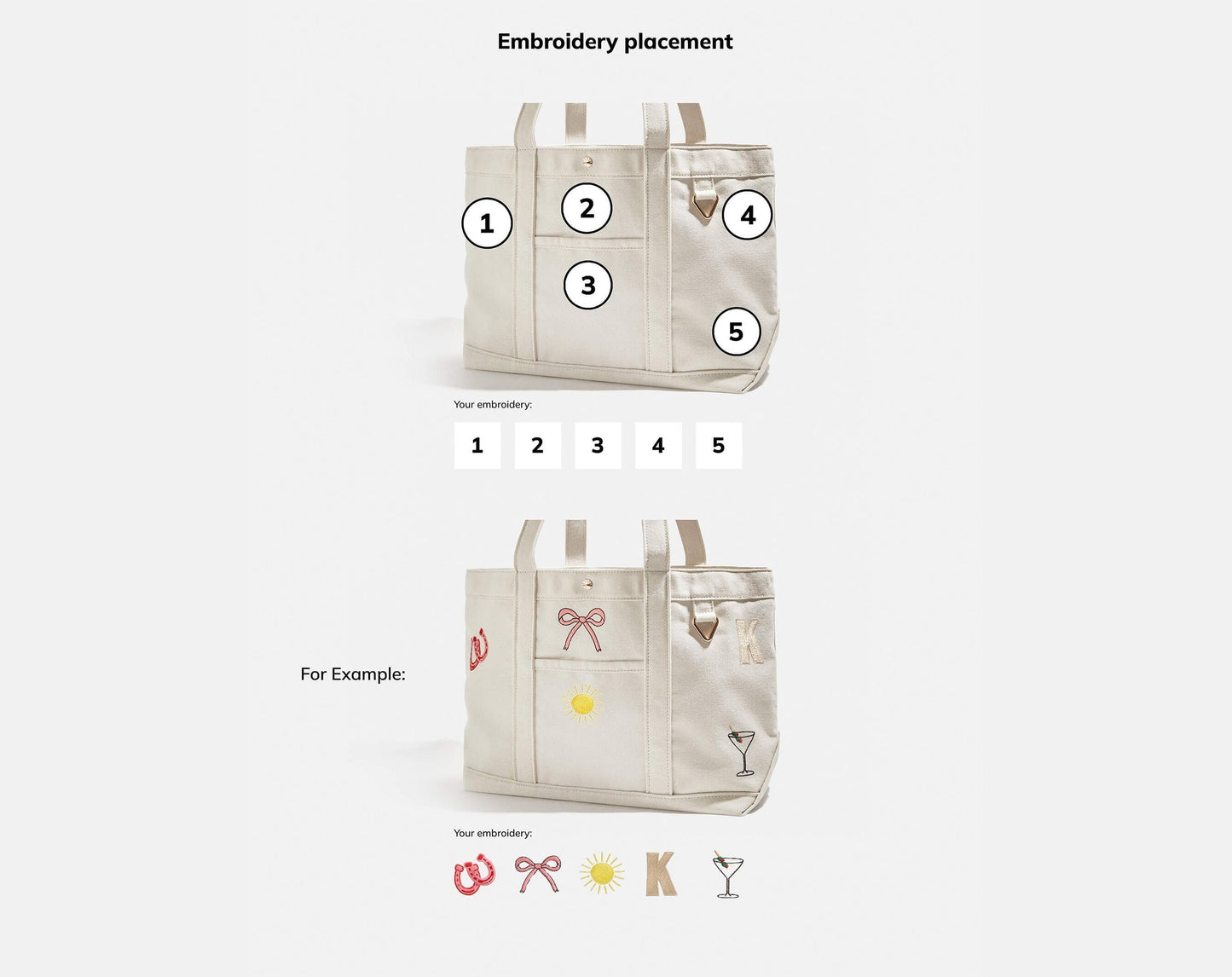 Medium Custom Icon Tote - Medium