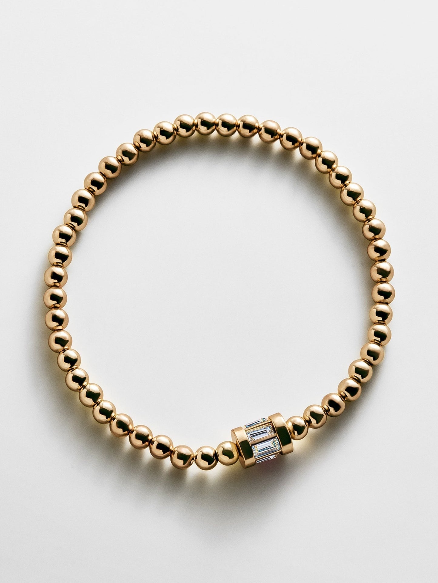 Tatum Baguette Pisa Bracelet - Aquamarine