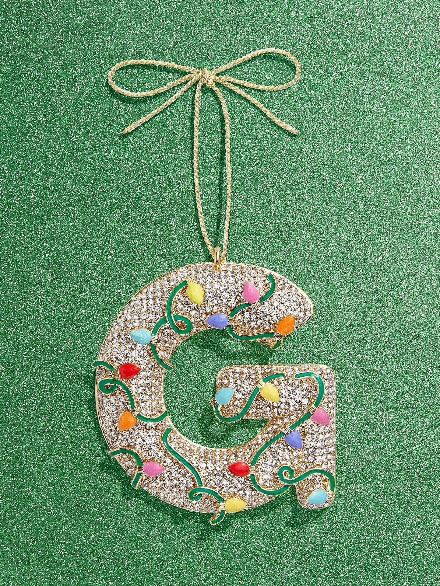 Let It Glow Initial Ornament - Let it Glow Initial