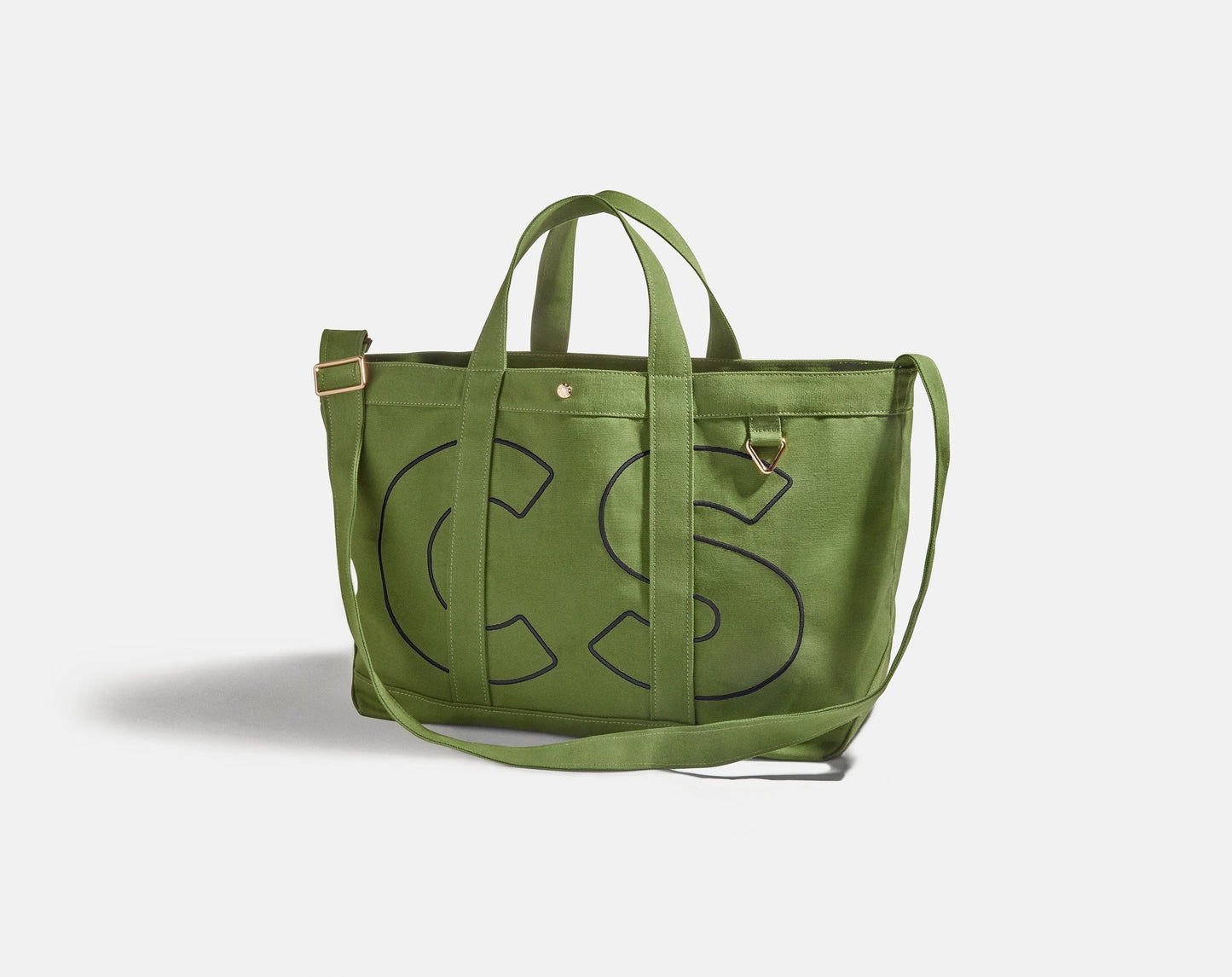 Solid Custom Alpha Tote - Olive Green