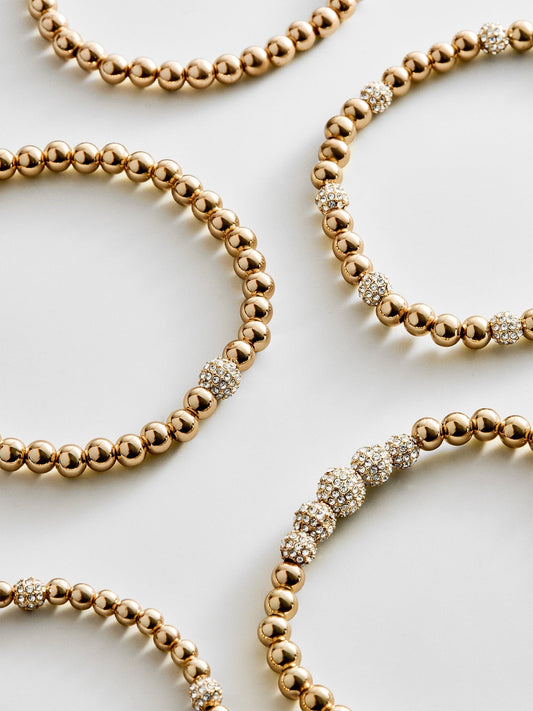 Pavé Pisa Bracelet - Centered Row Pavé
