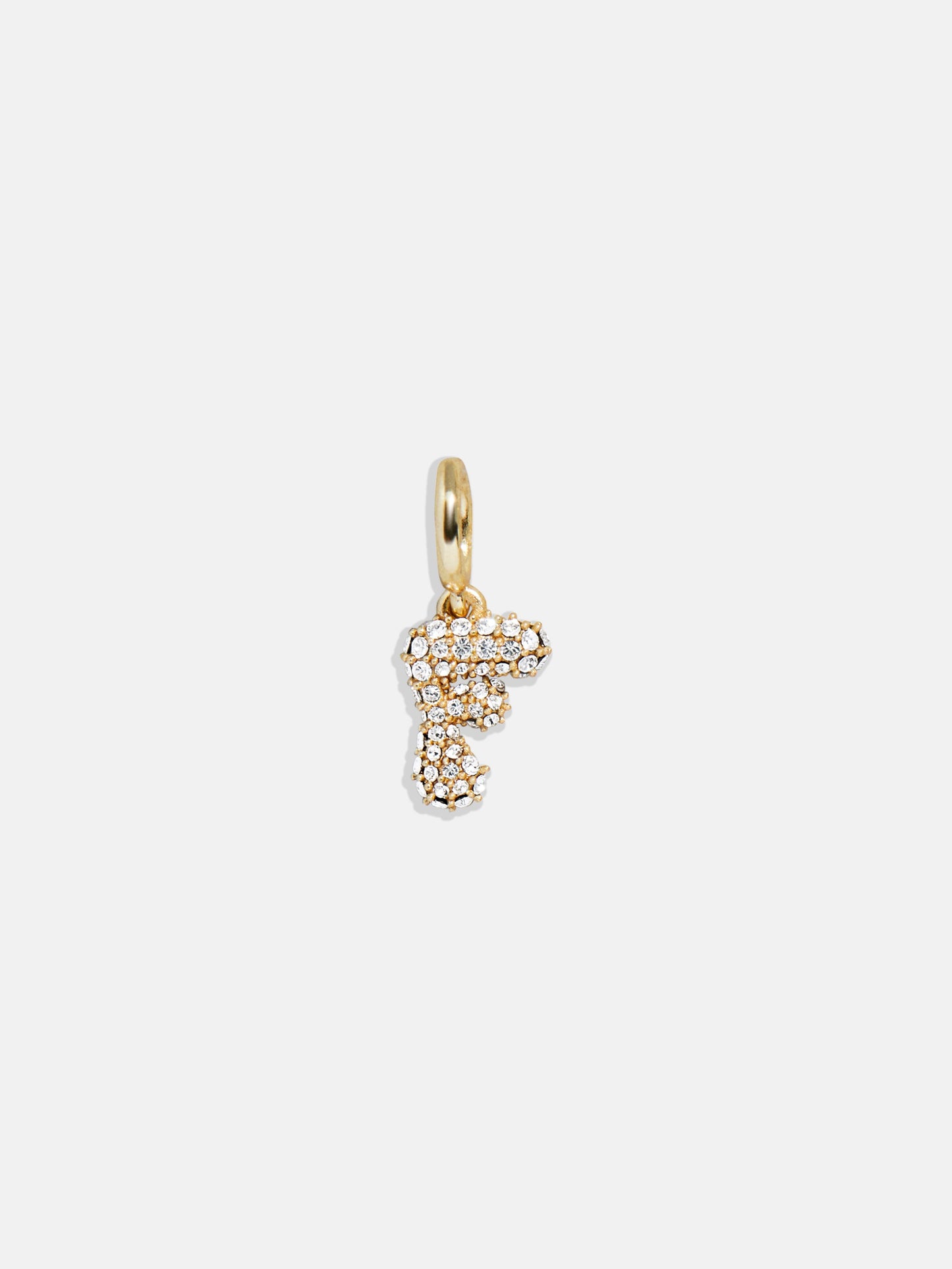 Pavé Bubble Initial Cluster Charm - F