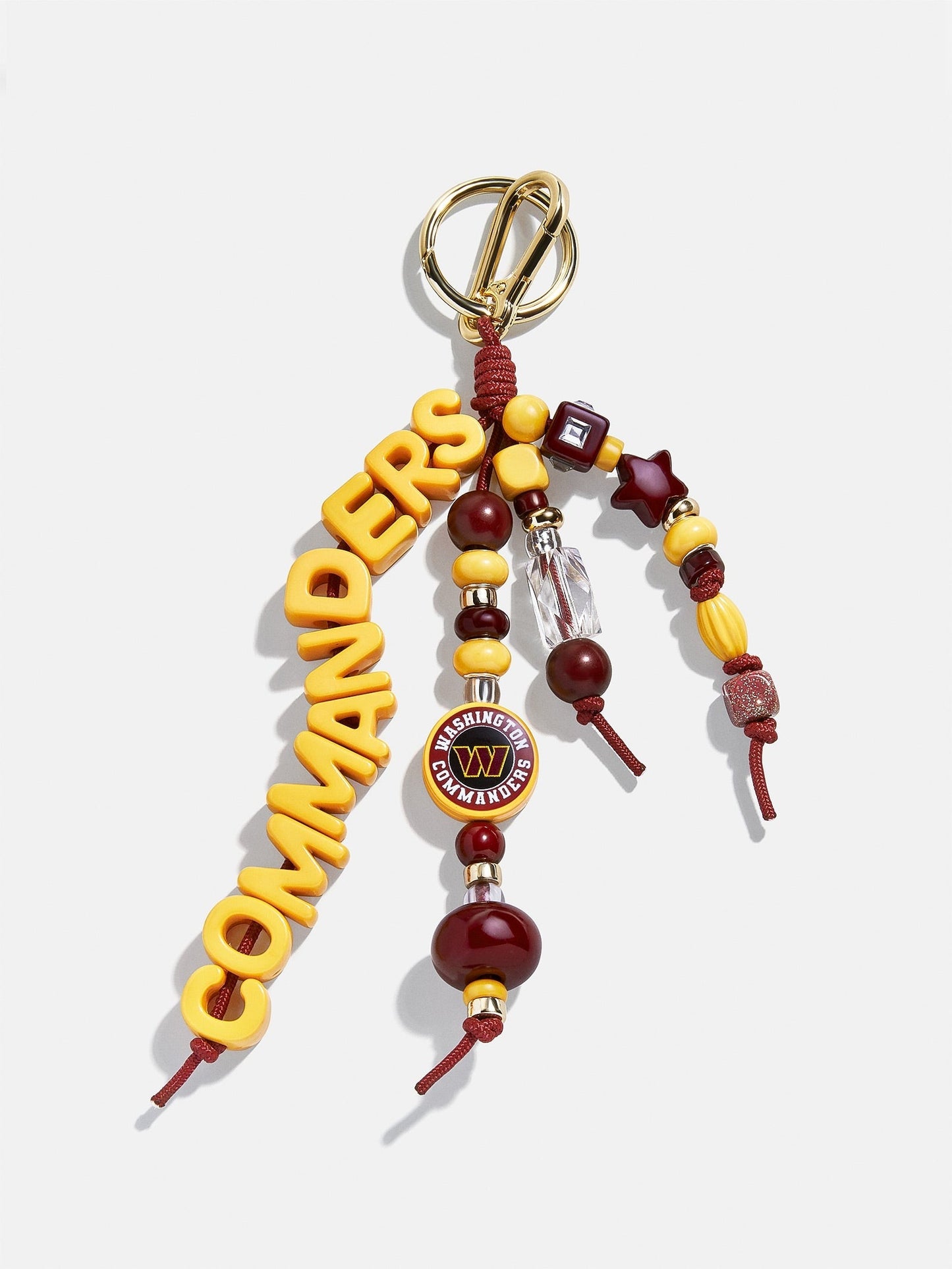 NFL Beaded Bag Charm - Washington Commanders