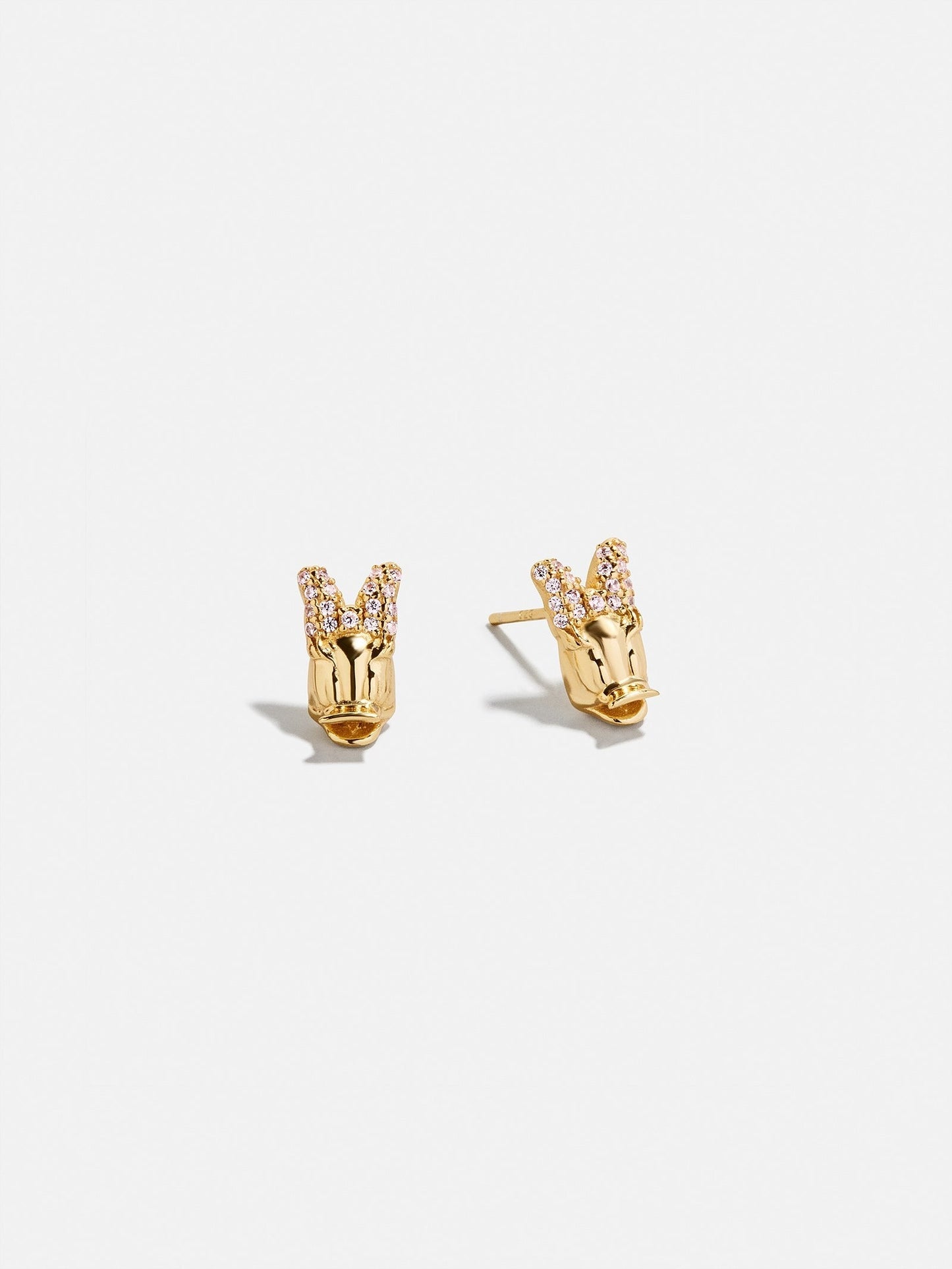 Disney Daisy Duck 18K Gold Plated Sterling Silver Crystal Studs - Daisy Duck