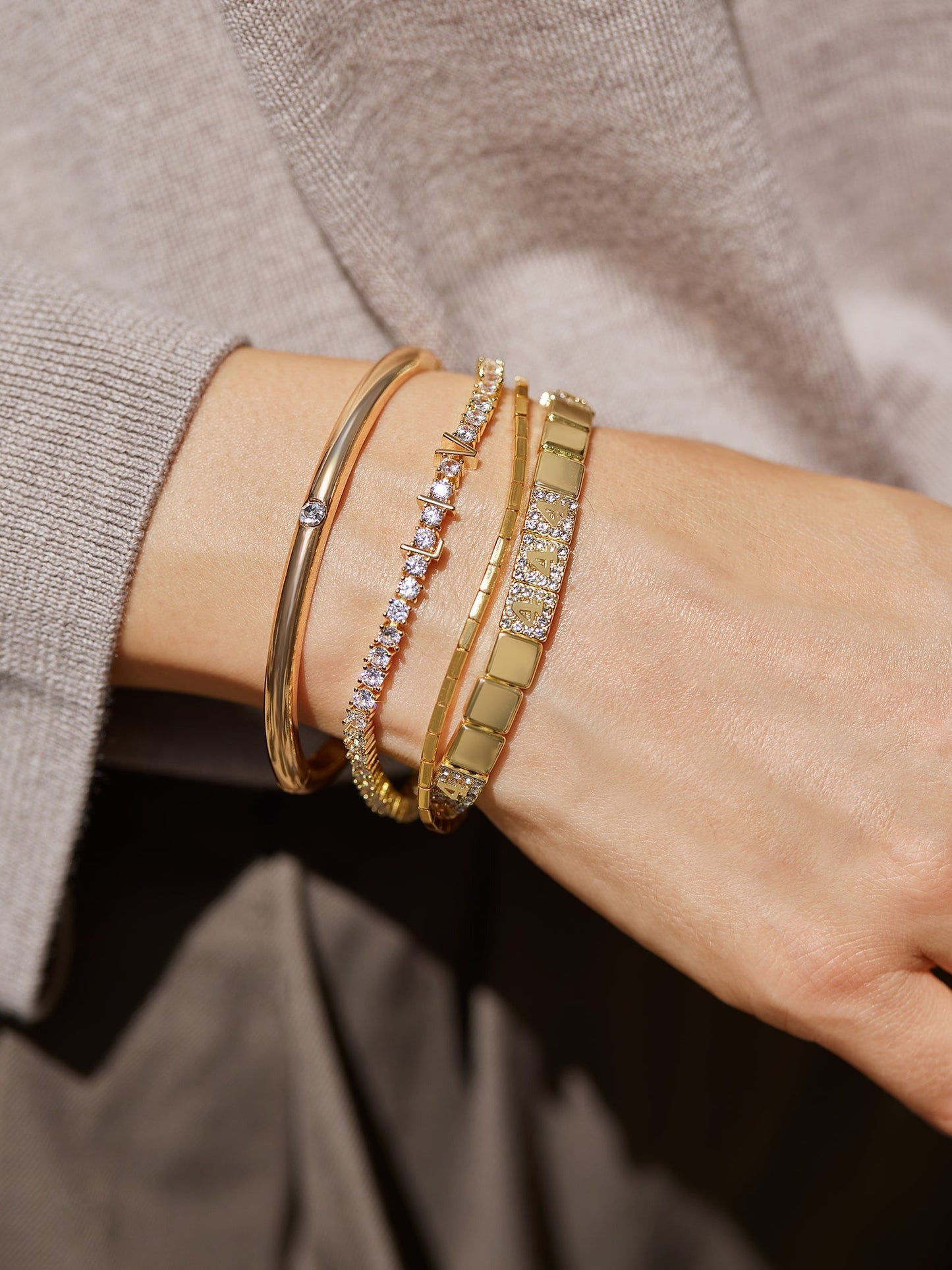 Angel Number Tile Bracelet - 666