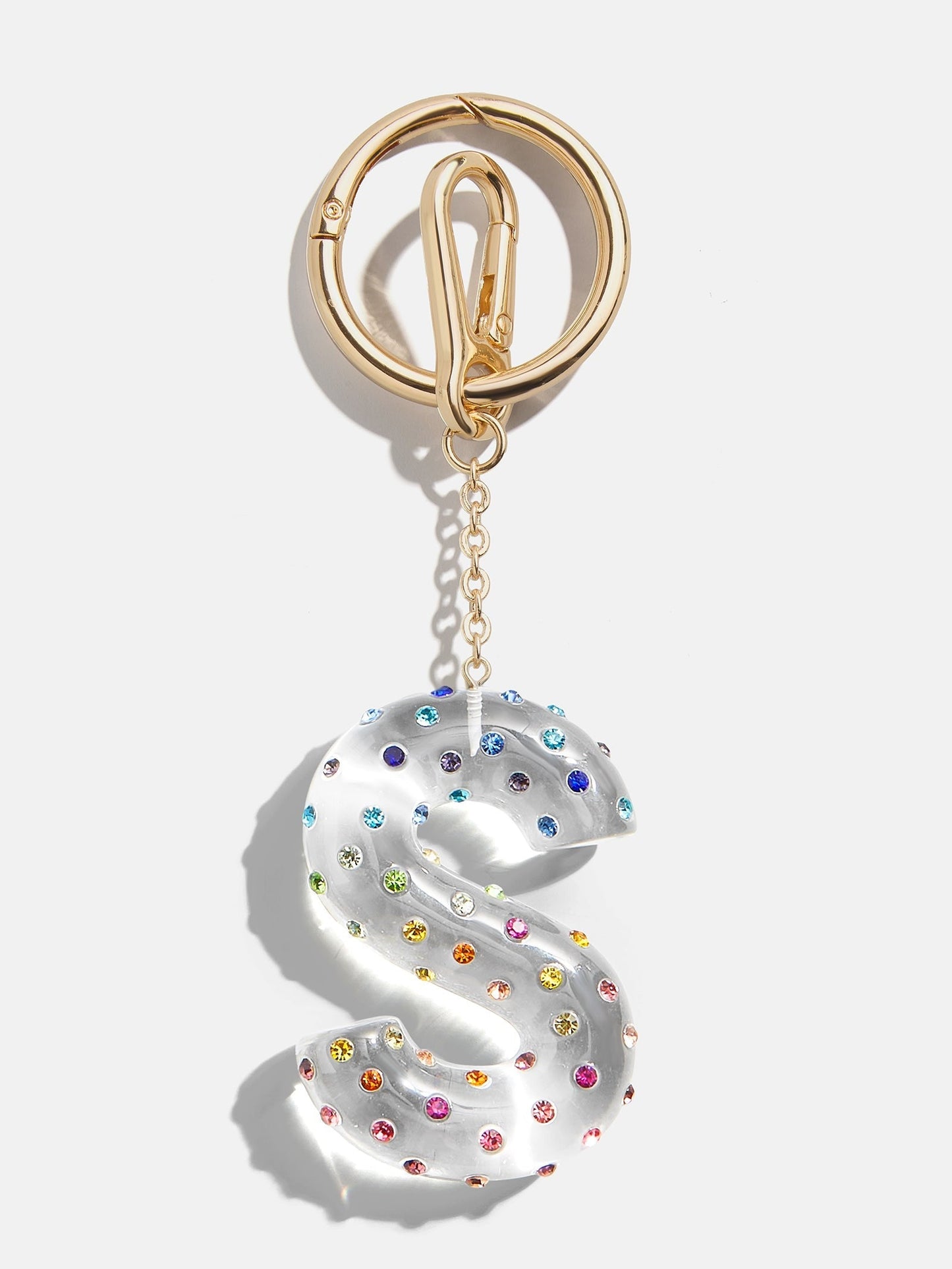 Confetti Initial Bag Charm - Multi