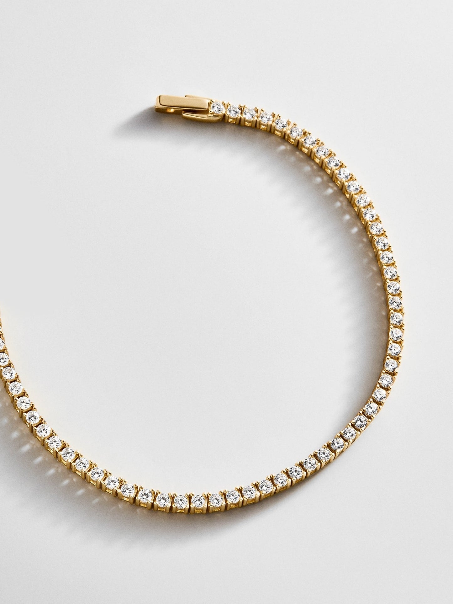 Billie 18K Gold Tennis Bracelet - 18K Gold Plated Sterling Silver