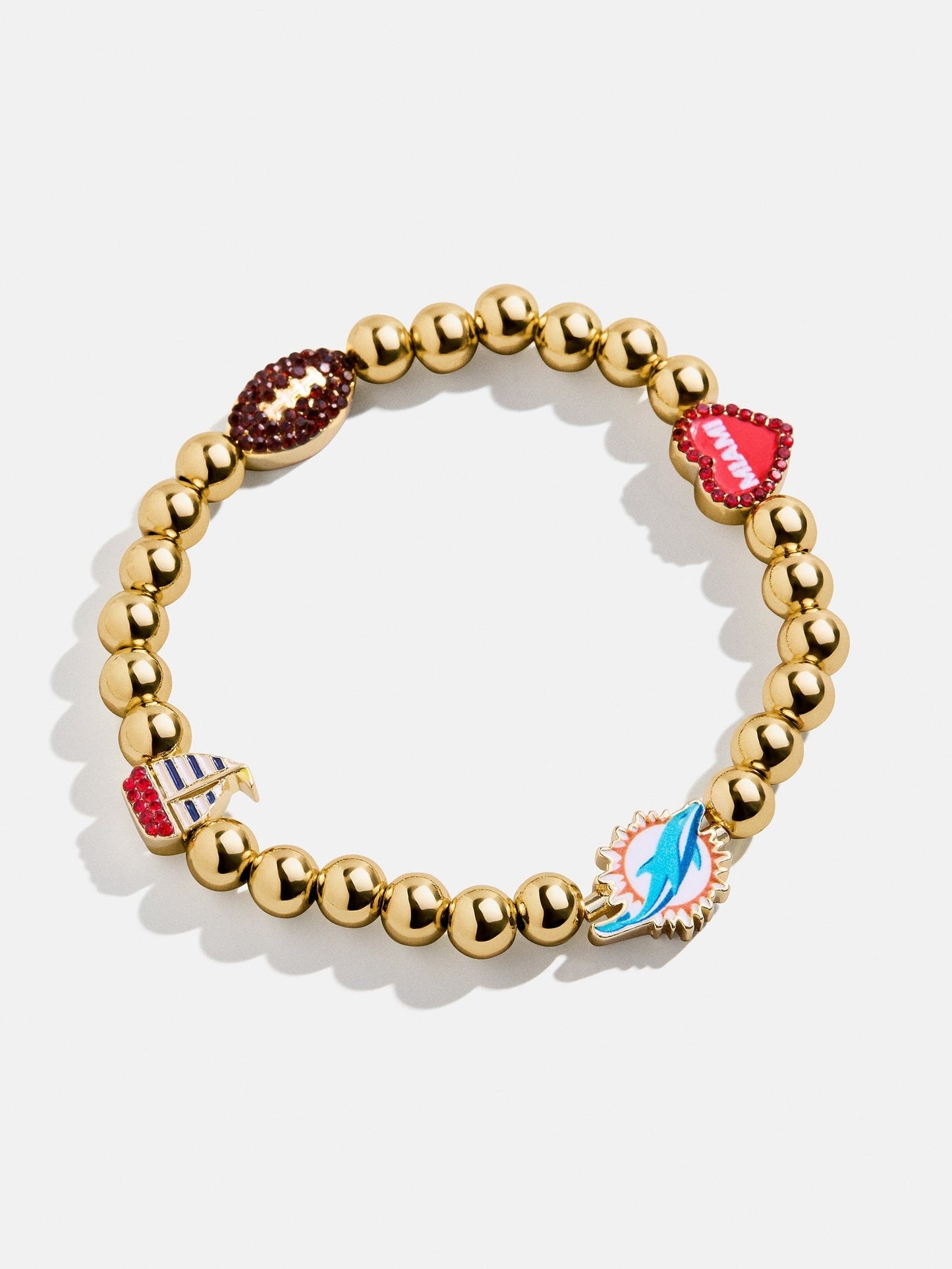 NFL Pisa Charm Bracelet - Miami Dolphins