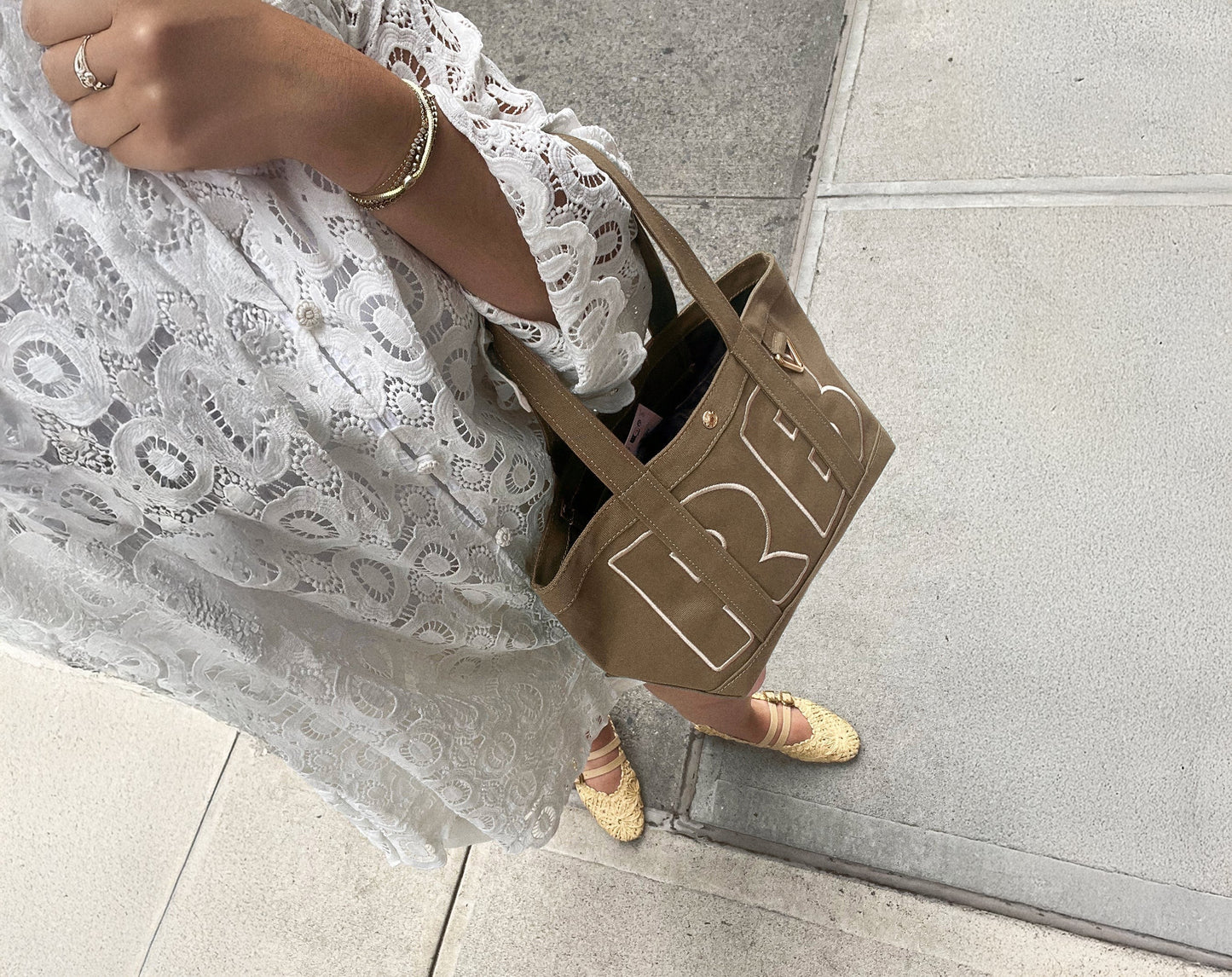 Solid Custom Alpha Tote - Mushroom Taupe