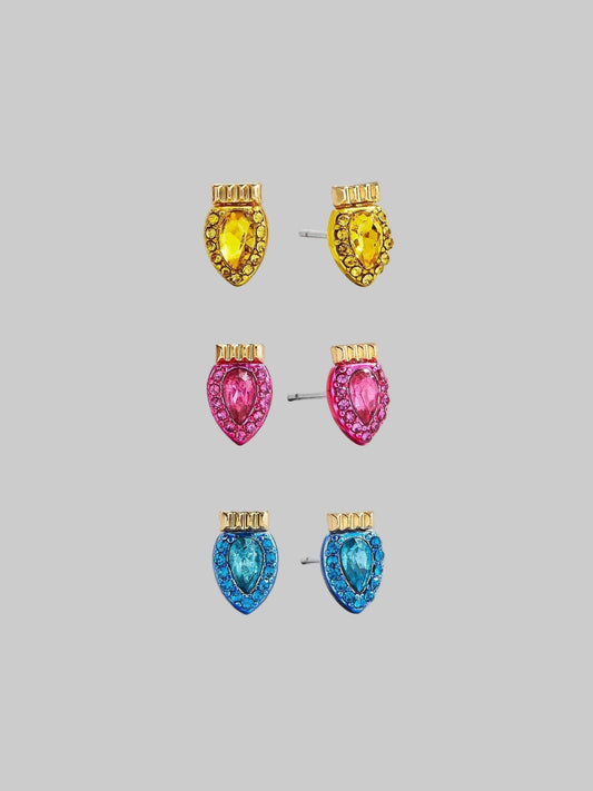 Merry & Bright Holiday Earring Set - Multi Christmas Lights