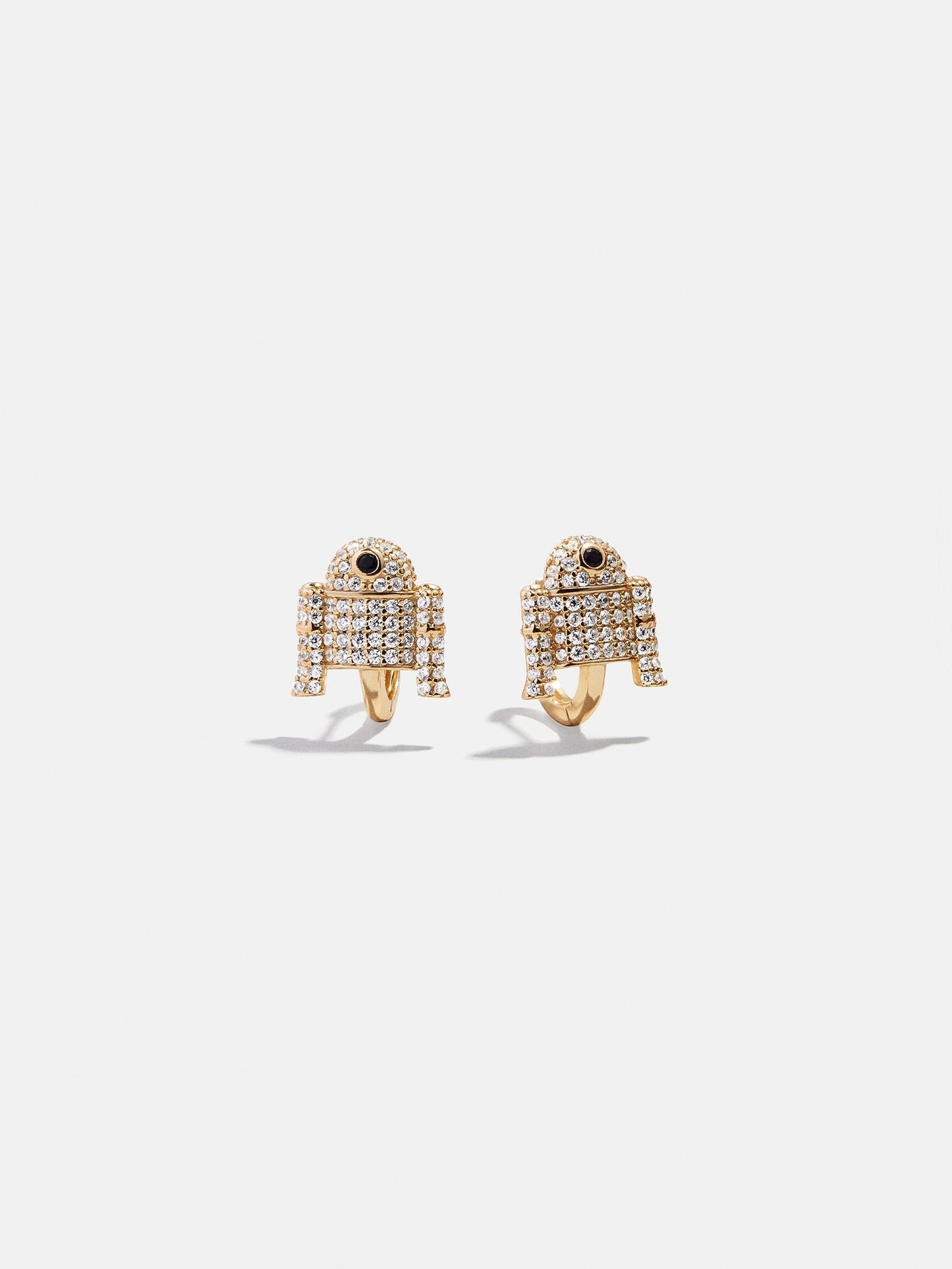 STAR WARSTM R2-D2TM 14K Gold Plated Sterling Silver Earrings - R2-D2