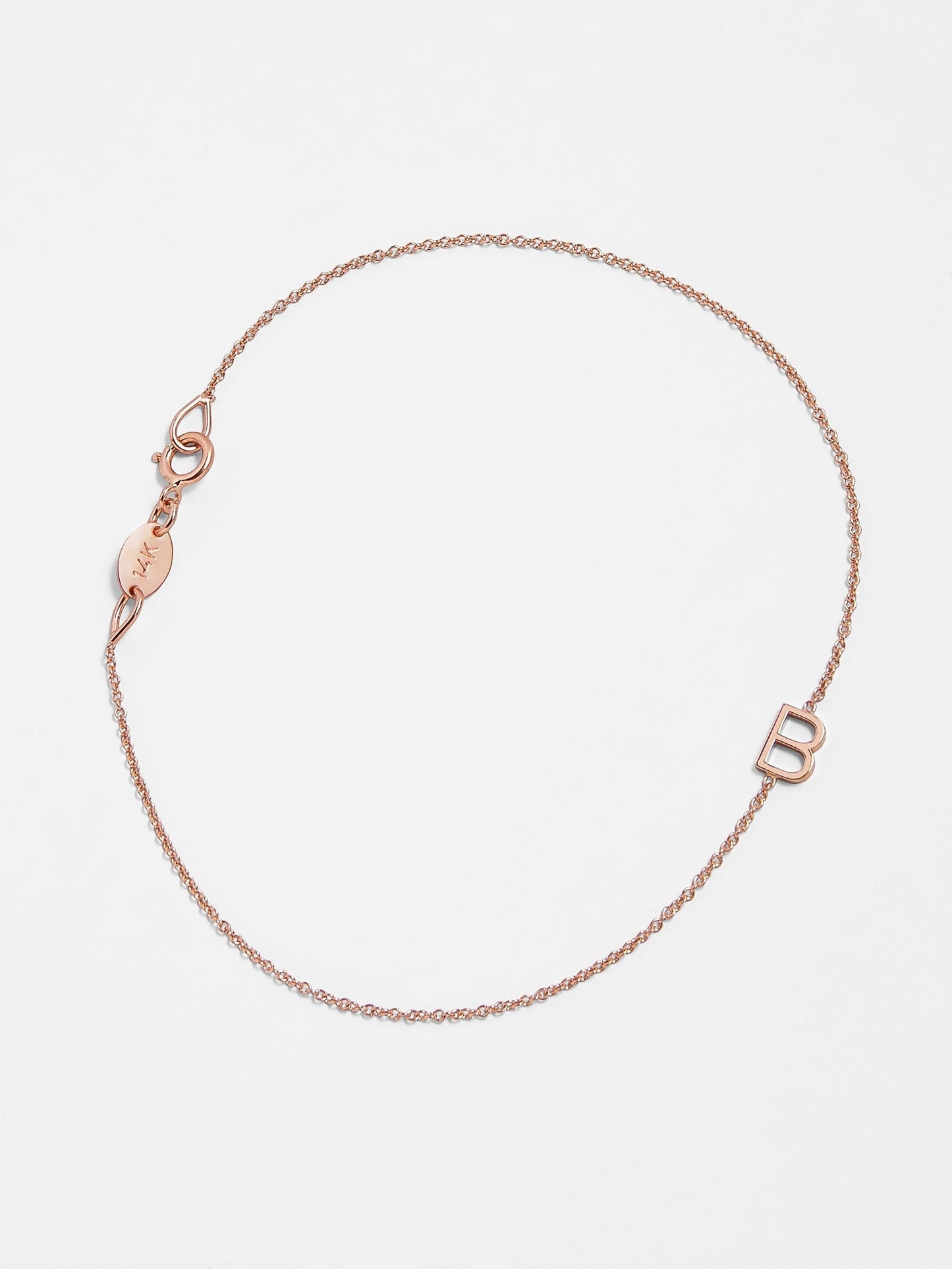 Maya Brenner Mini Letter Bracelet