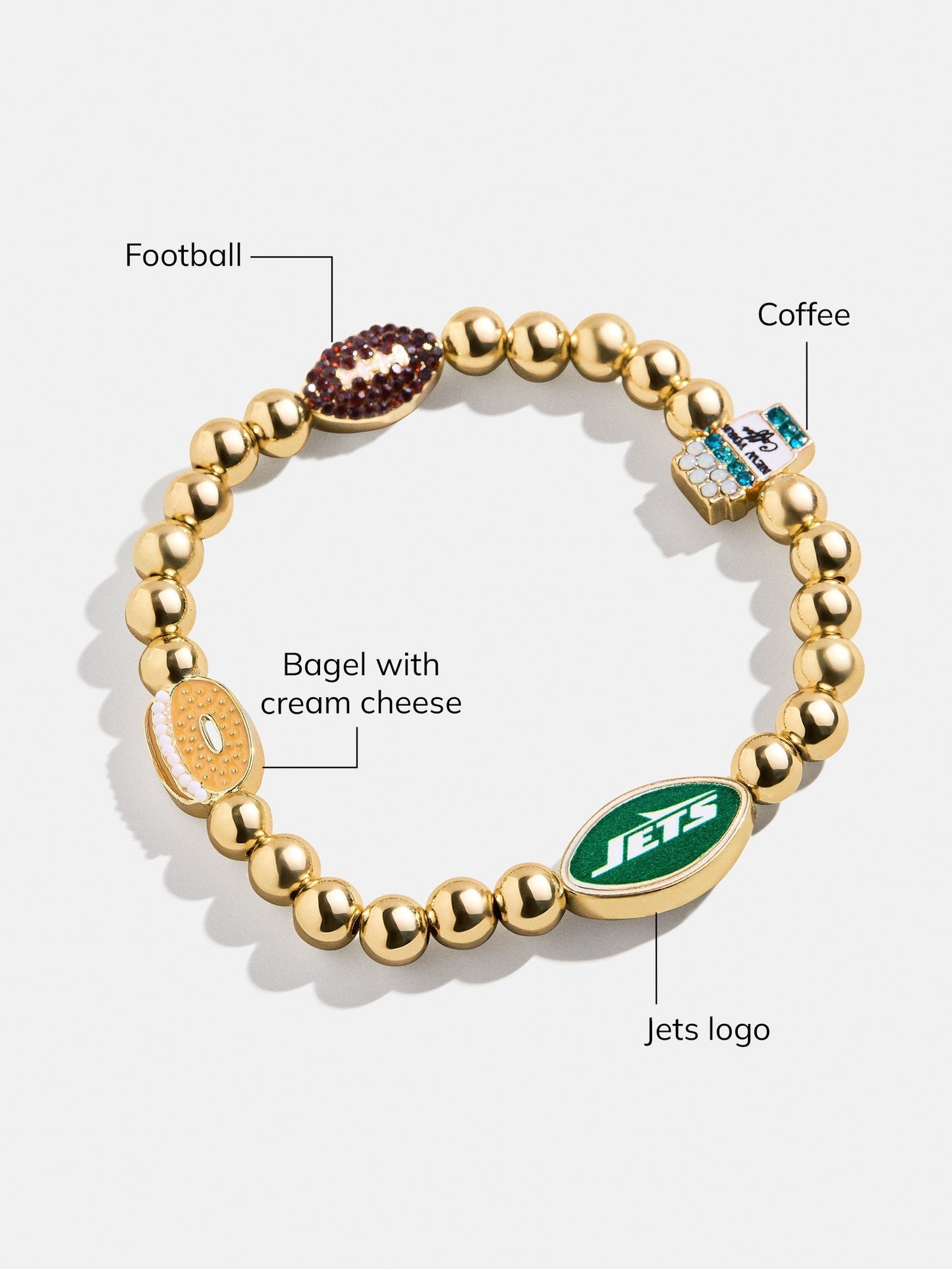 NFL Pisa Charm Bracelet - New York Jets