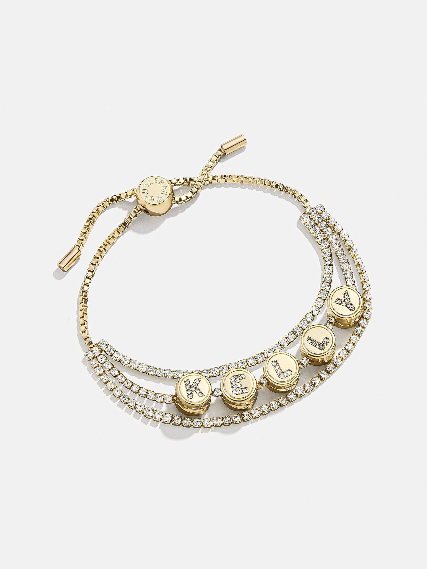 Click & Go Custom Bracelet - Gold/Pavé