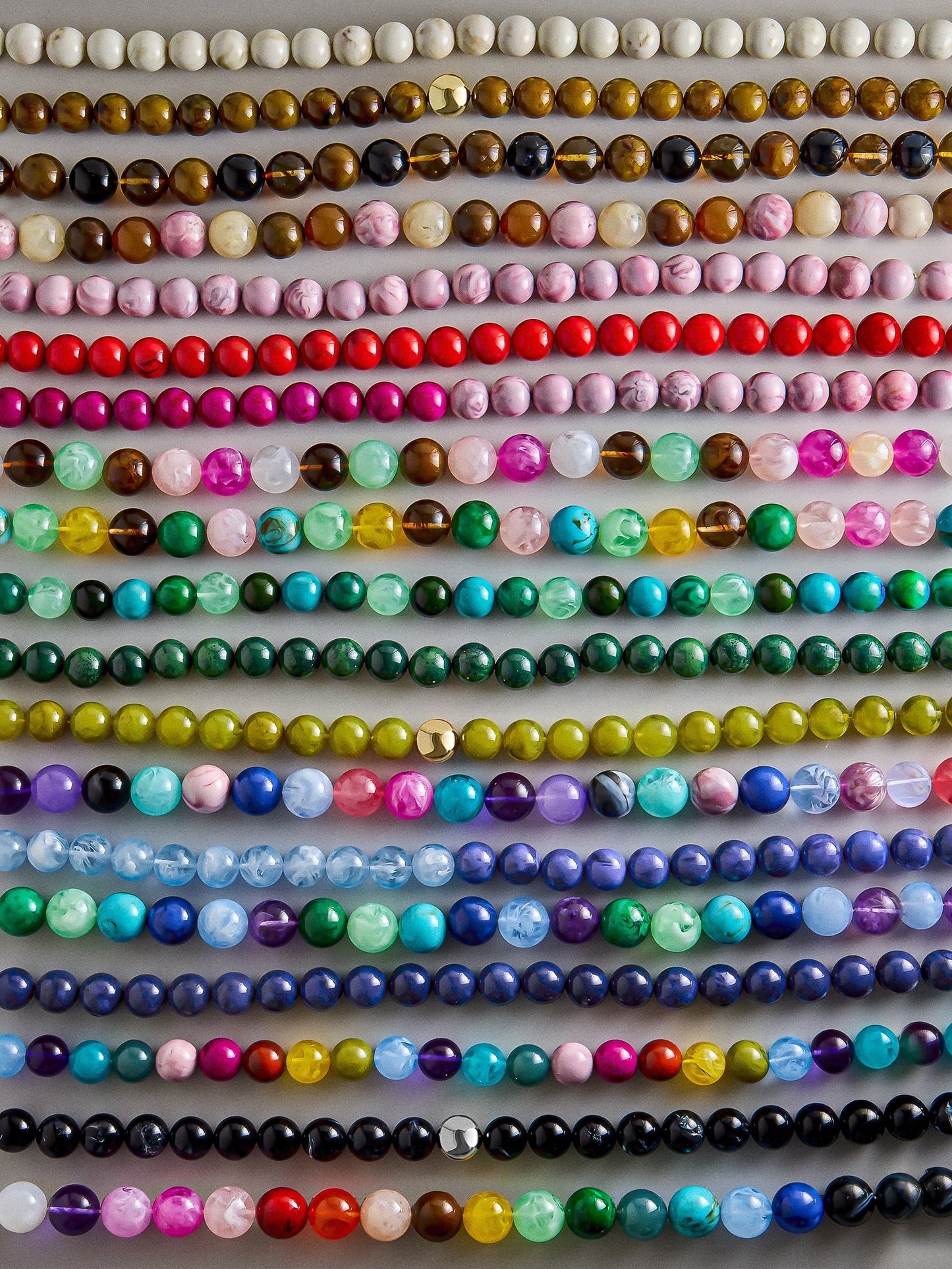 Jane Beaded Necklace - Turquoise Bead