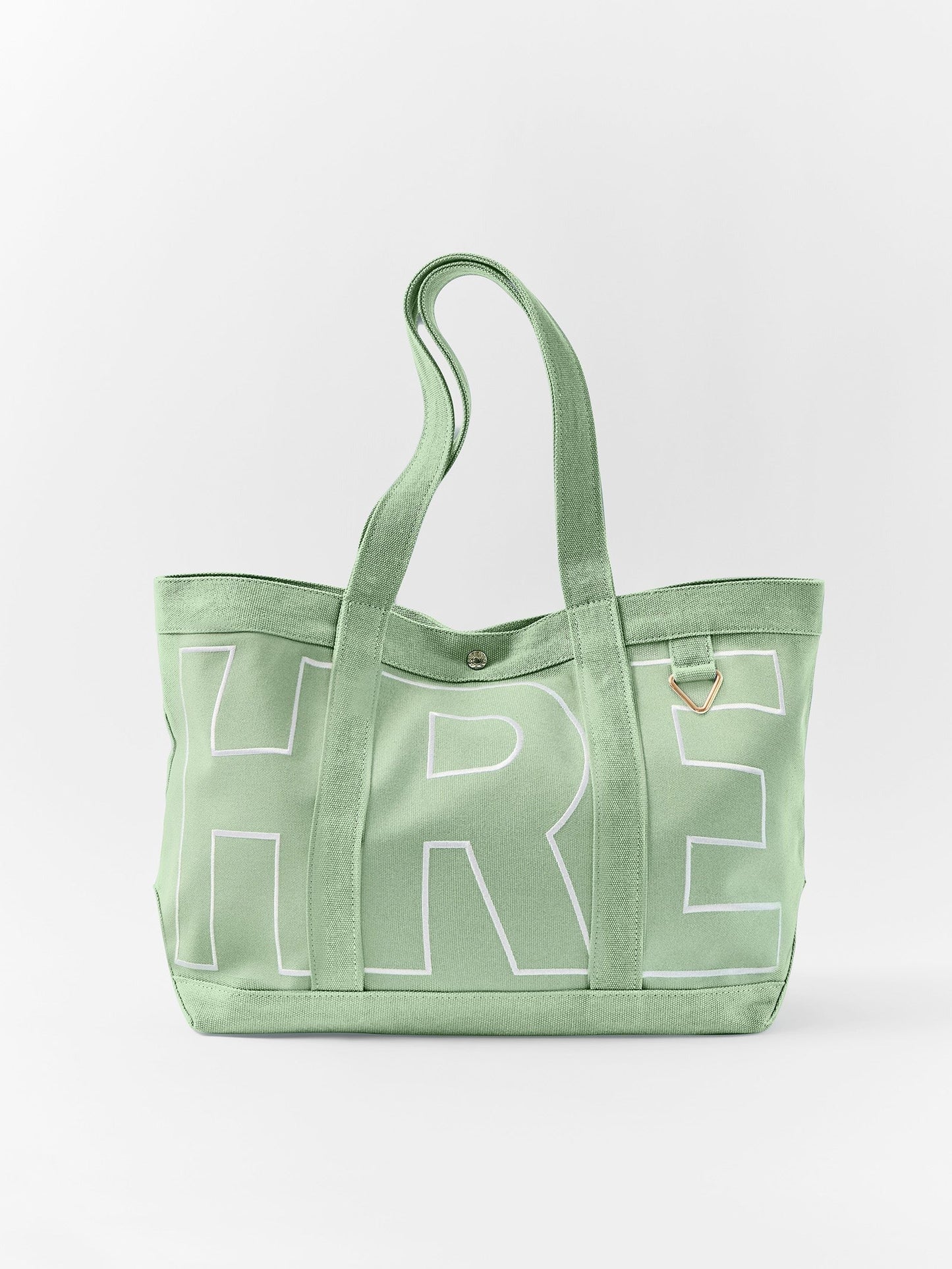 Solid Custom Alpha Tote - Pistachio Green