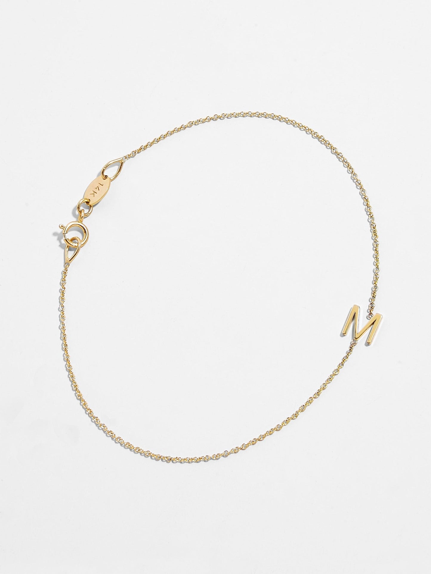 Maya Brenner Mini Letter Bracelet