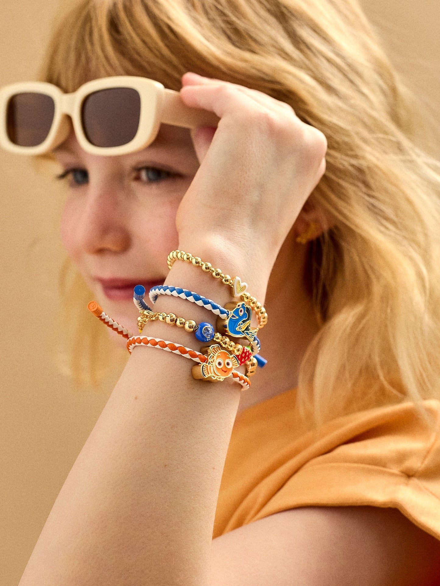 Disney Nemo Kids' BFF Bracelet Set - Nemo & Dory