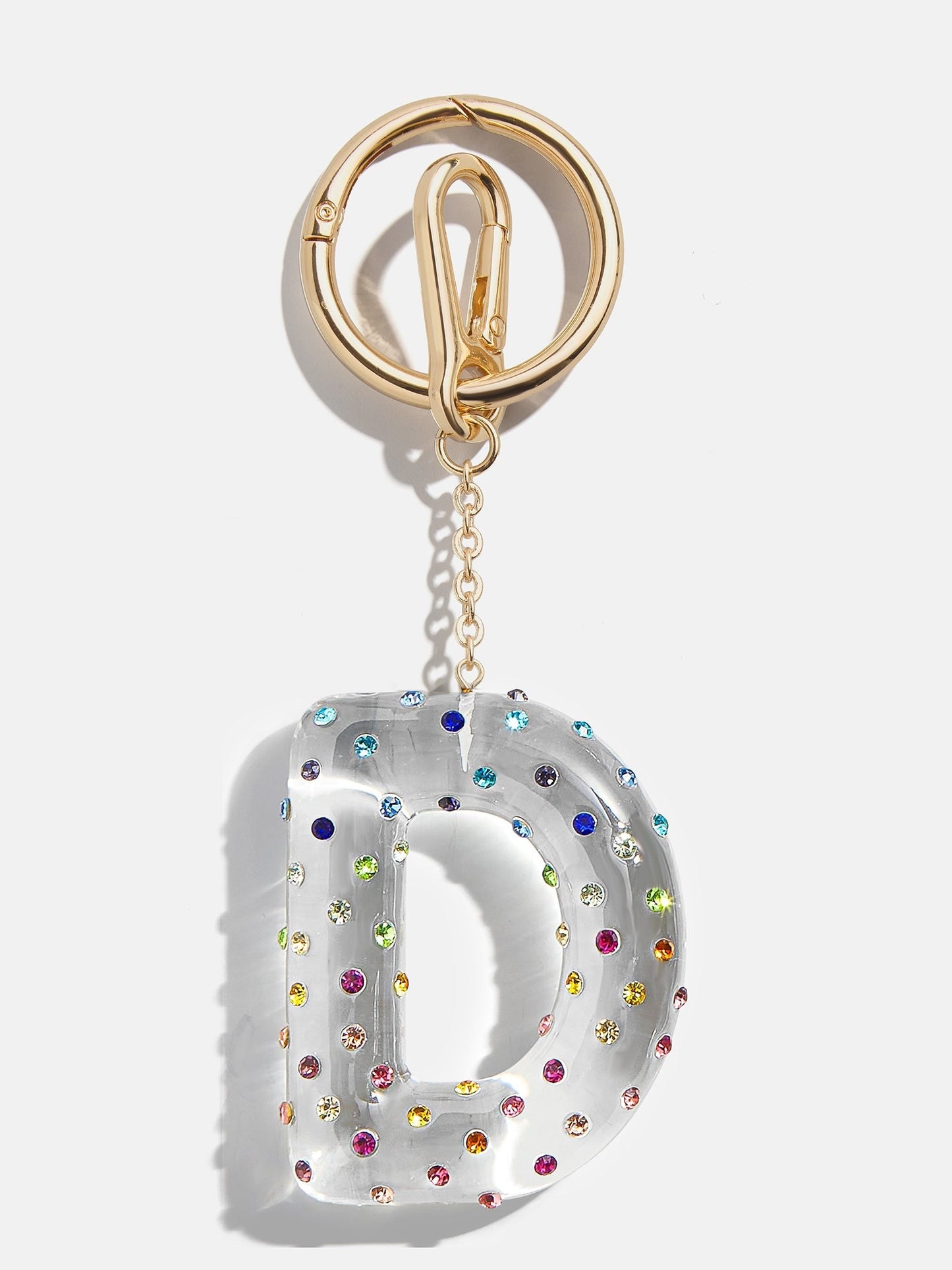 Confetti Initial Bag Charm - Multi