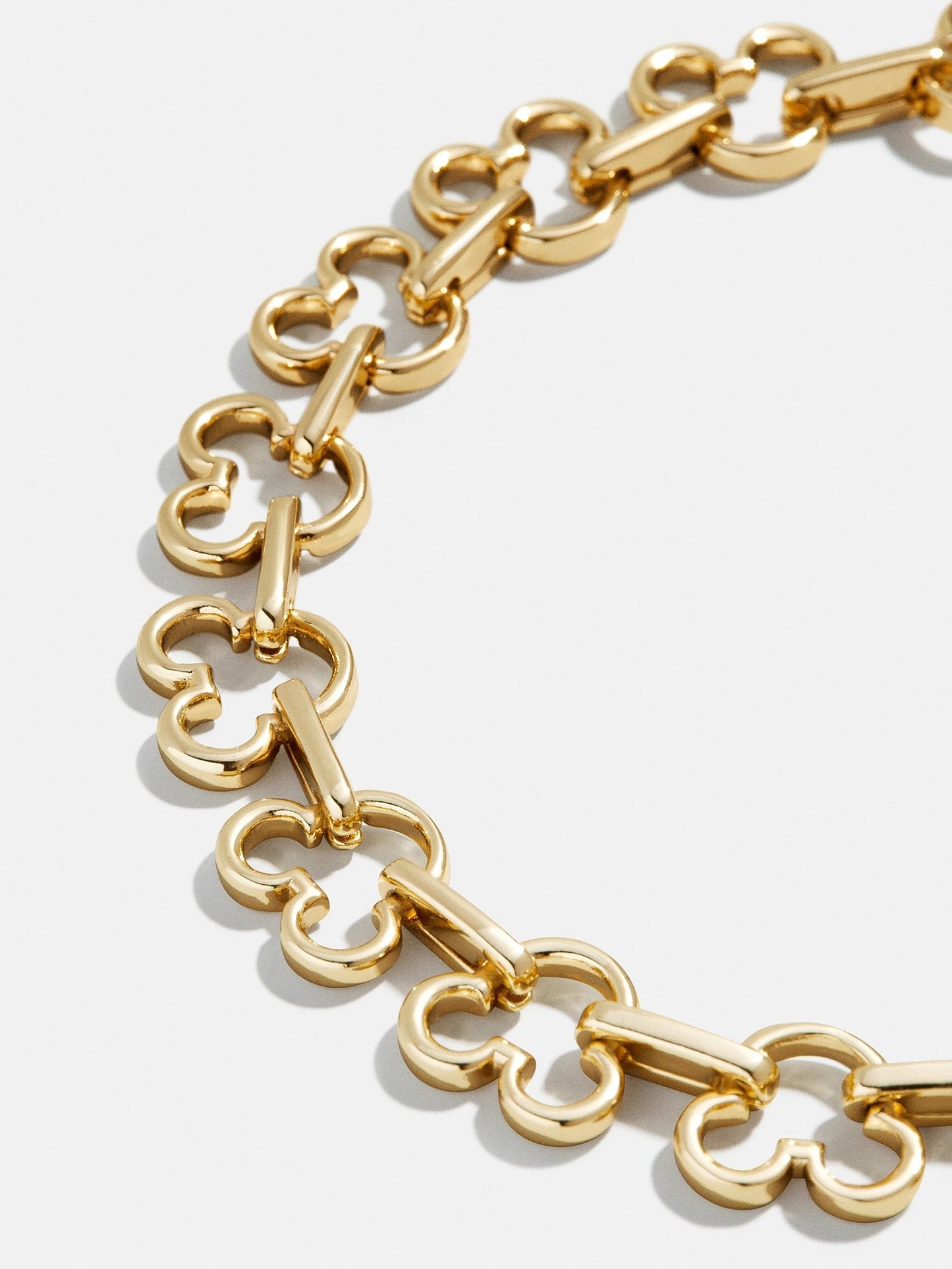 Disney Mickey Mouse Repeating Outline Bracelet - Gold