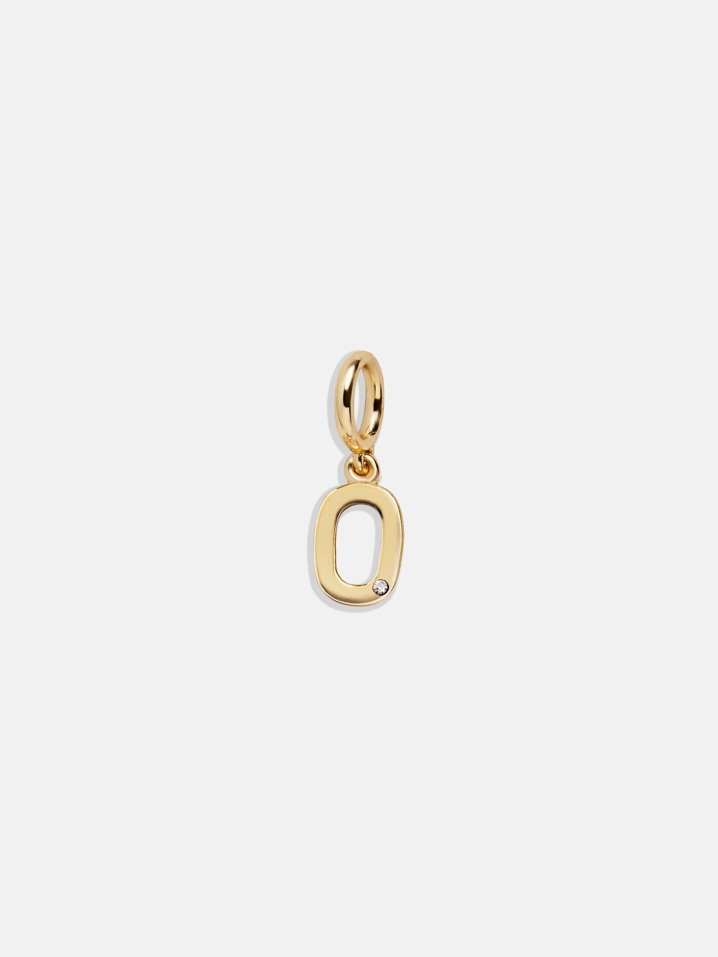 Gold Number Cluster Charm - 0