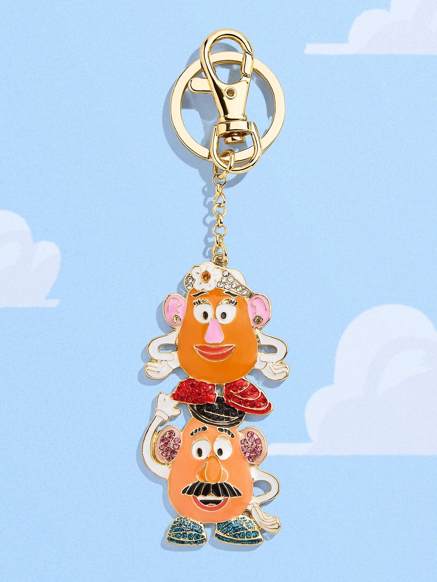 Disney Toy Story Pixar 2D Bag Charm - Mr. & Mrs. Potato Head Bag Charm