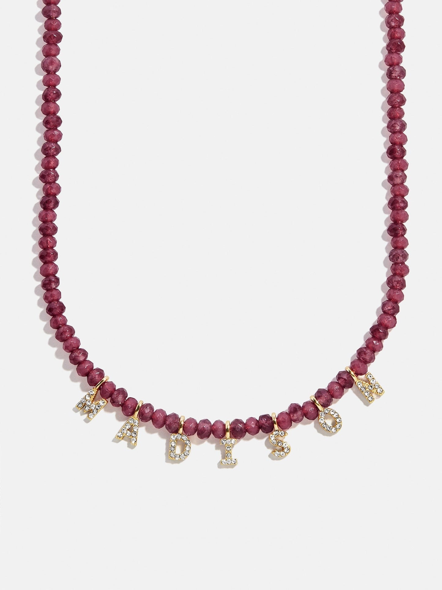 Mini Semi-Precious Custom Necklace - Red Jasper