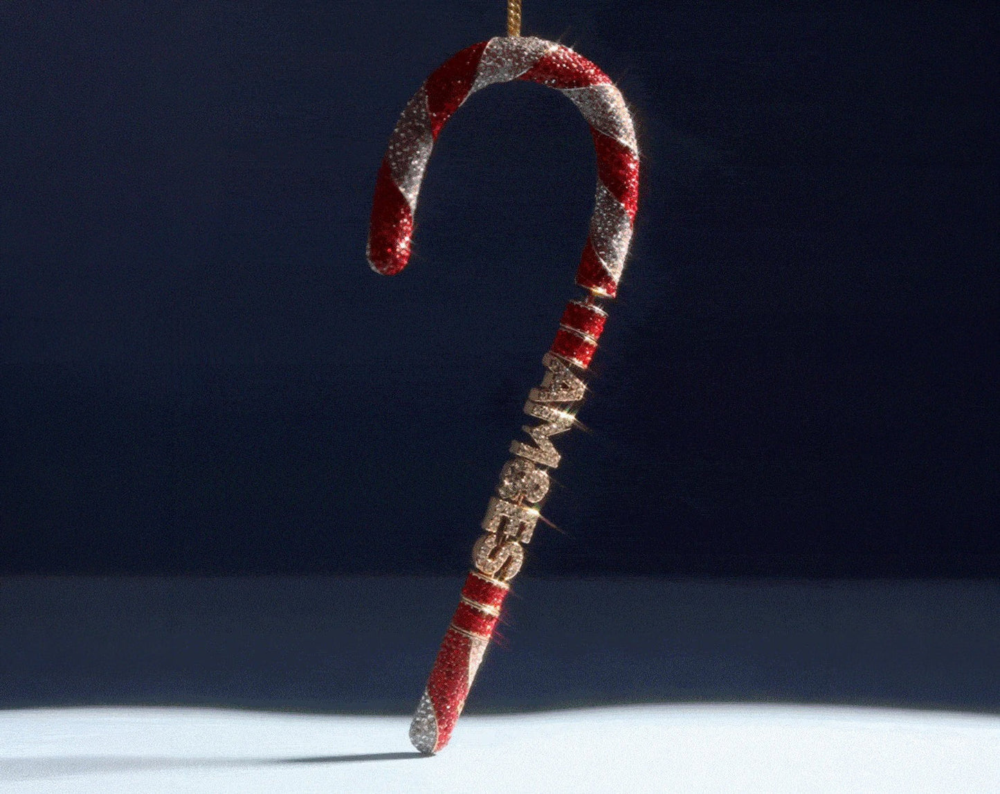 Mint to Be Custom Ornament - Red/White