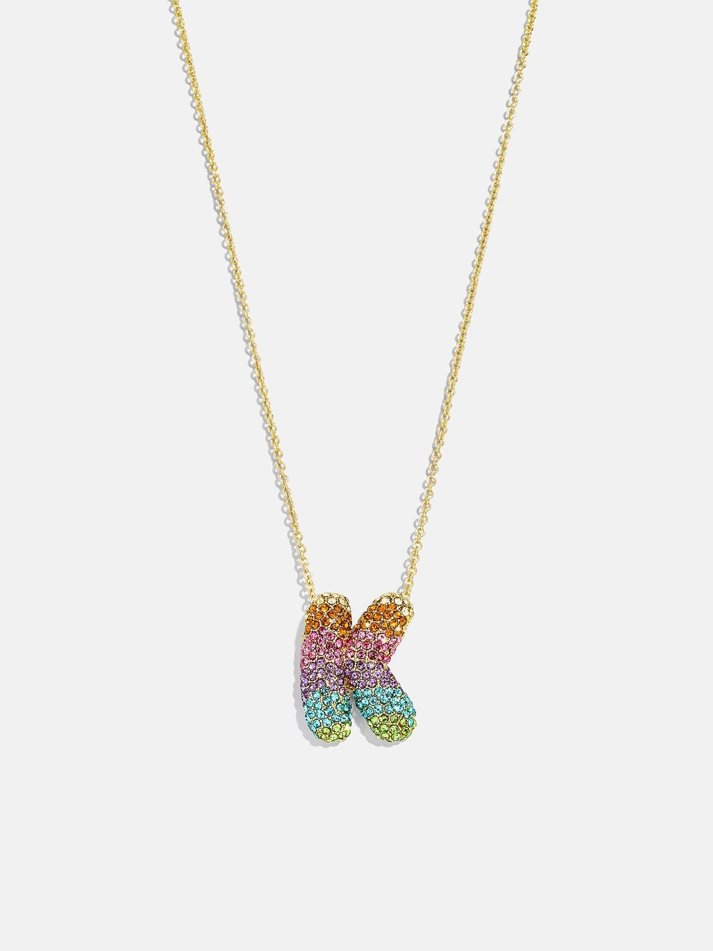 Kids' Bubble Initial Necklace - Multi