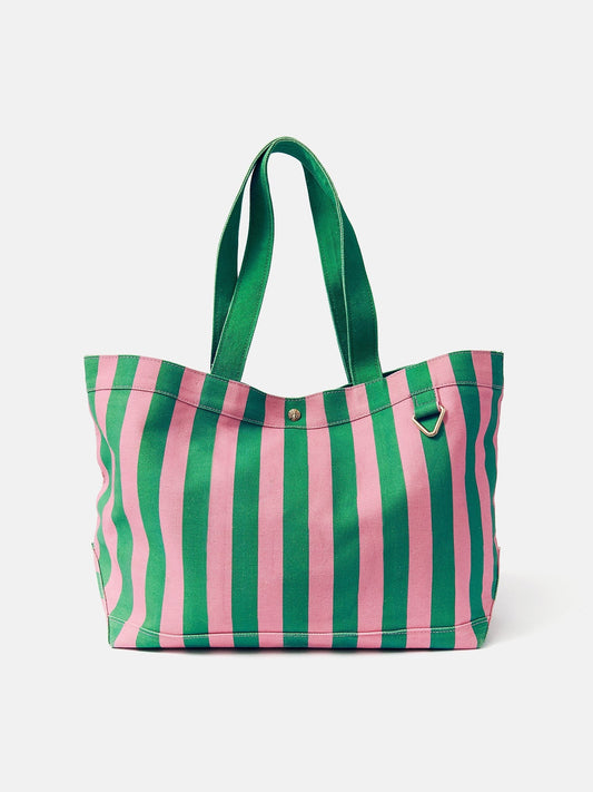 Striped Alpha Tote - Grove