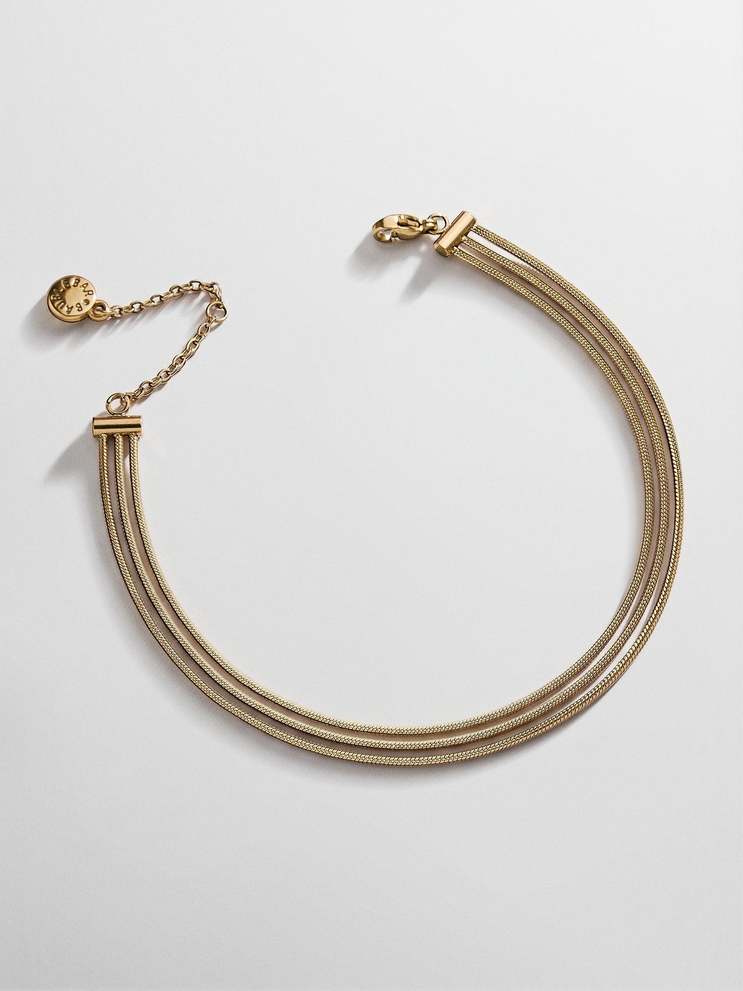 Gemma Waterproof Layered Anklet - Gold